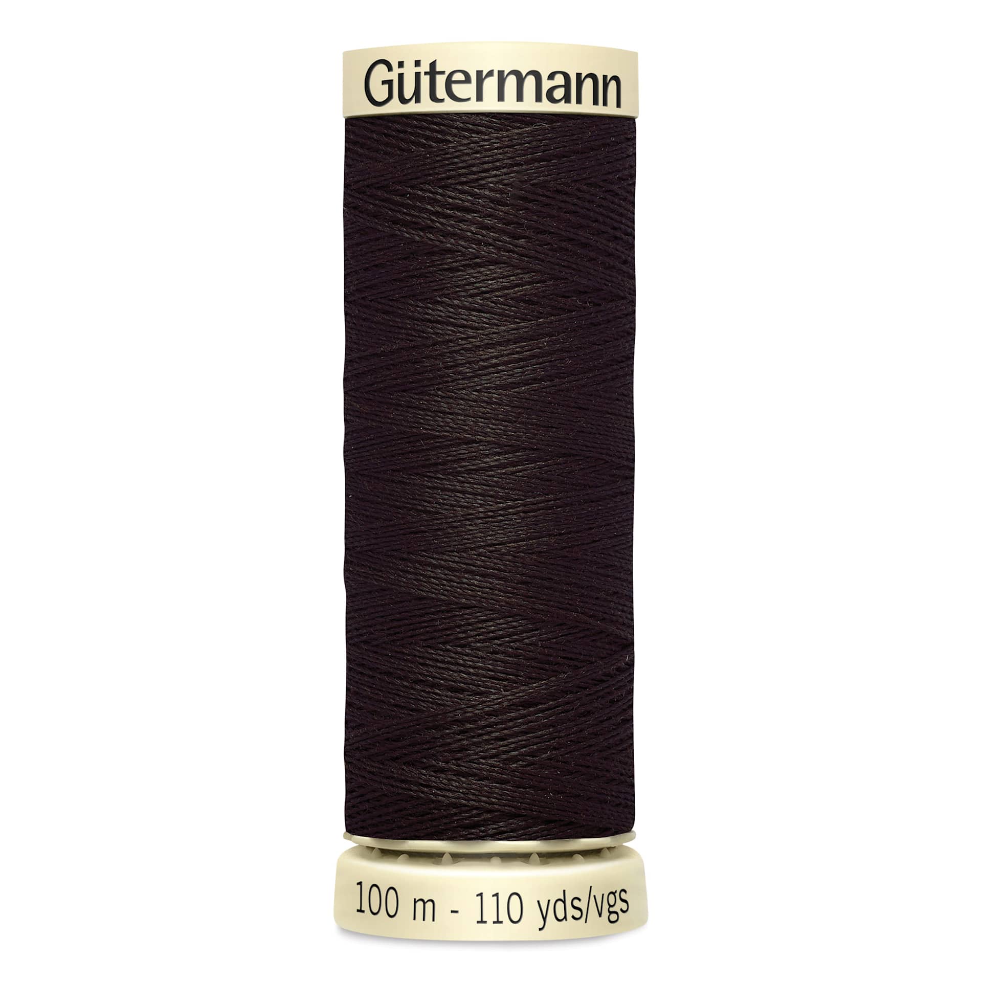 Gutermann Sew-All Polyester Thread - Brown, 110 yd Spool