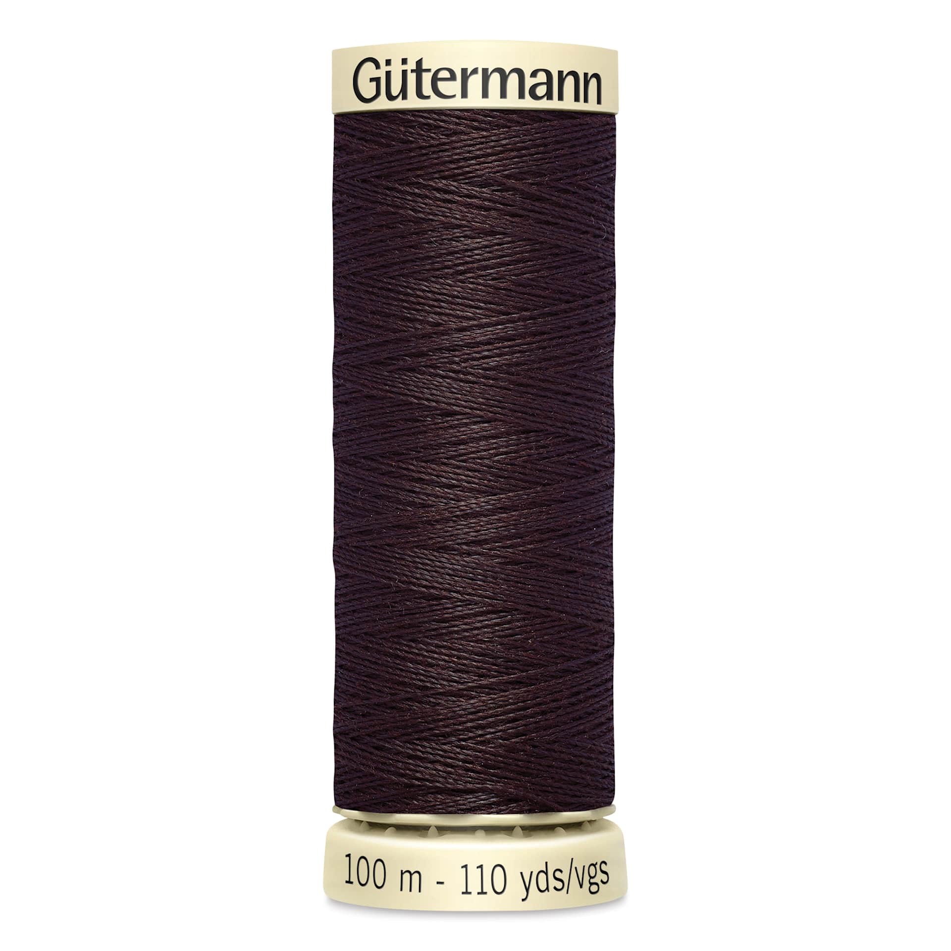 Gutermann Sew-All Polyester Thread - Seal Brown, 110 yd Spool