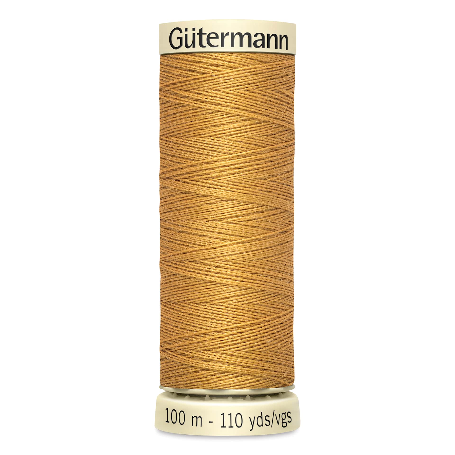 Gutermann Sew-All Polyester Thread - Gold, 110 yd Spool