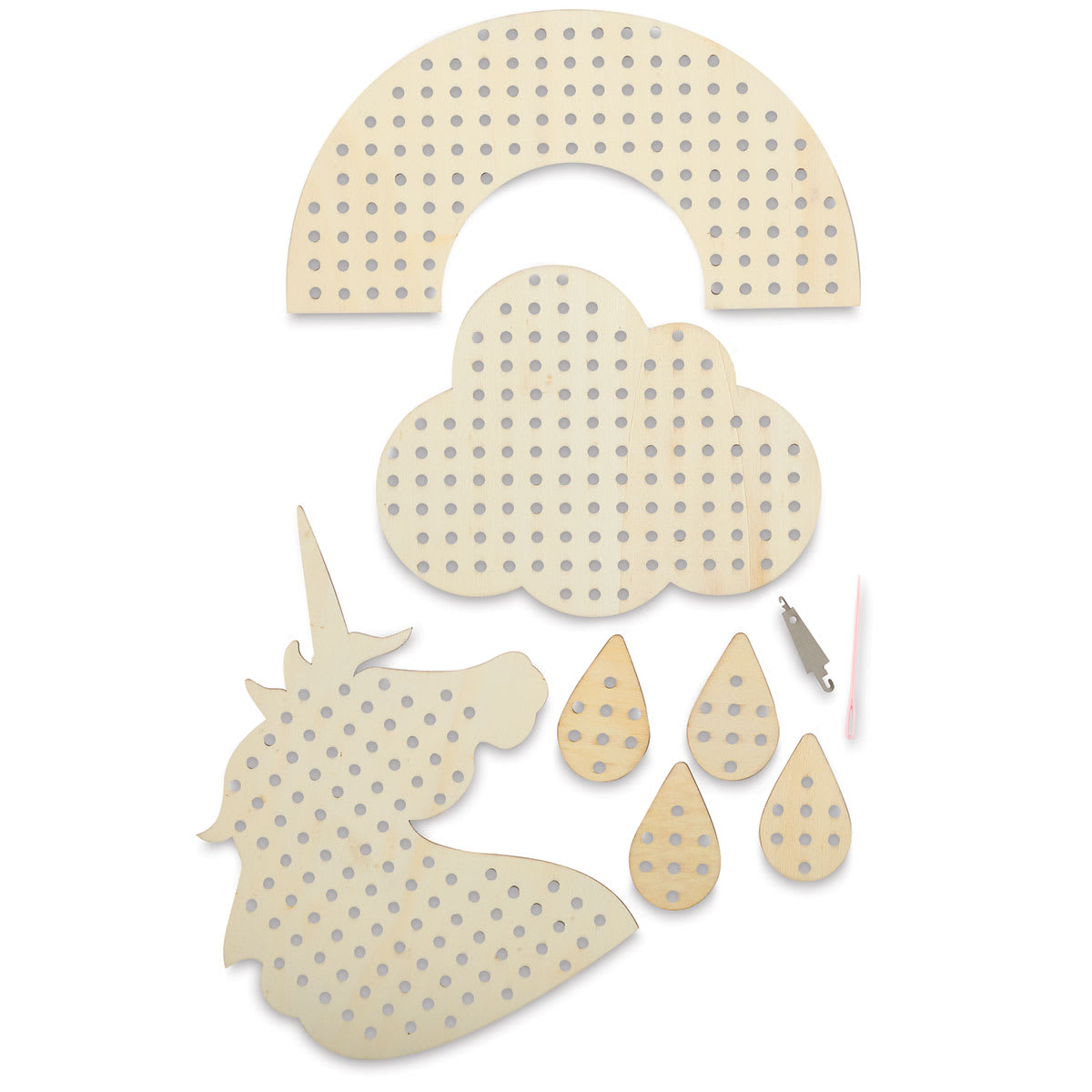 Cross Stitch Style Big Stitch DIY Wall Art Sets