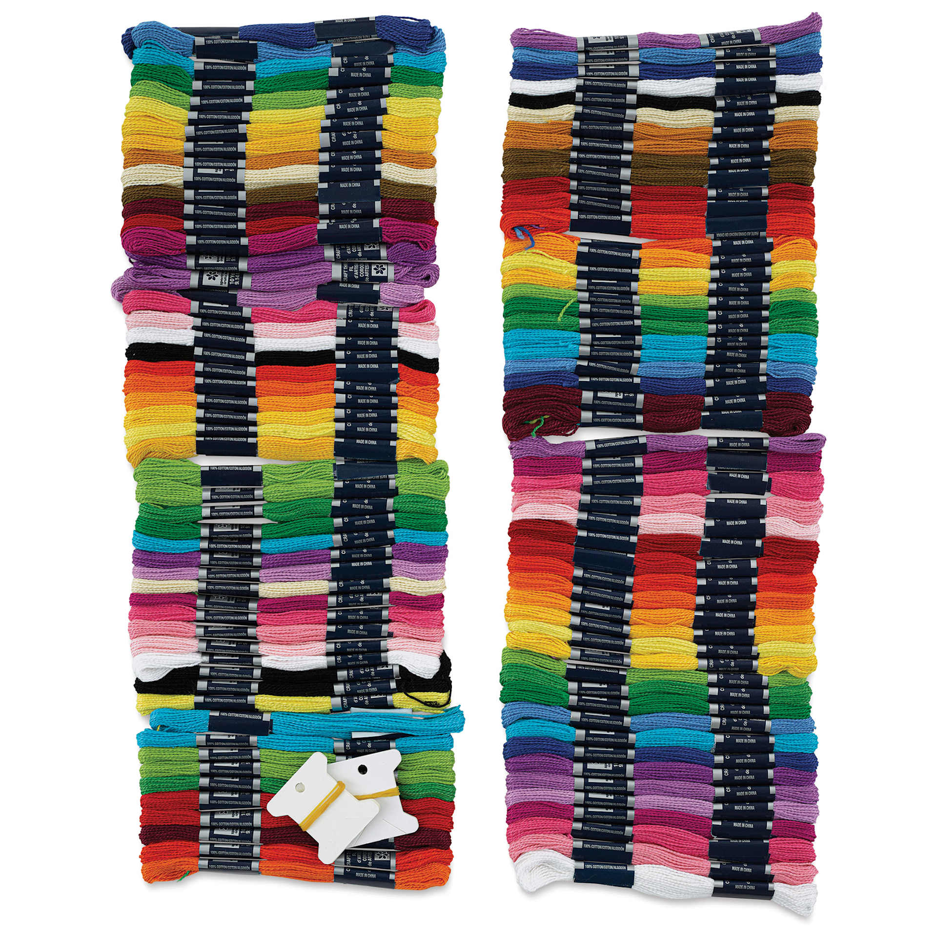 Janlynn Embroidery Floss Pack - Craft Thread, Pkg of 105, outside of the packaging