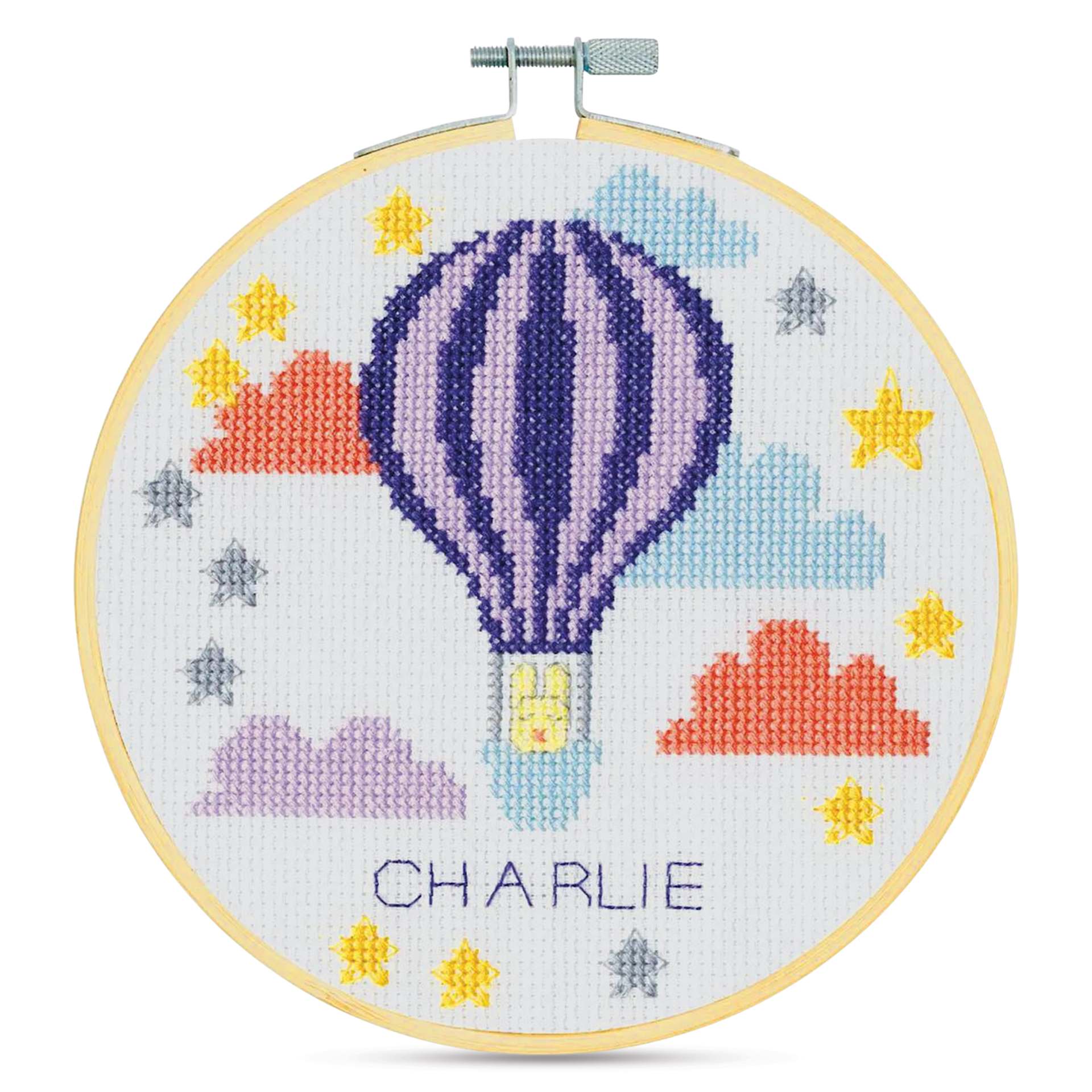 DMC Stitch Kit - Hello Baby, finished kit