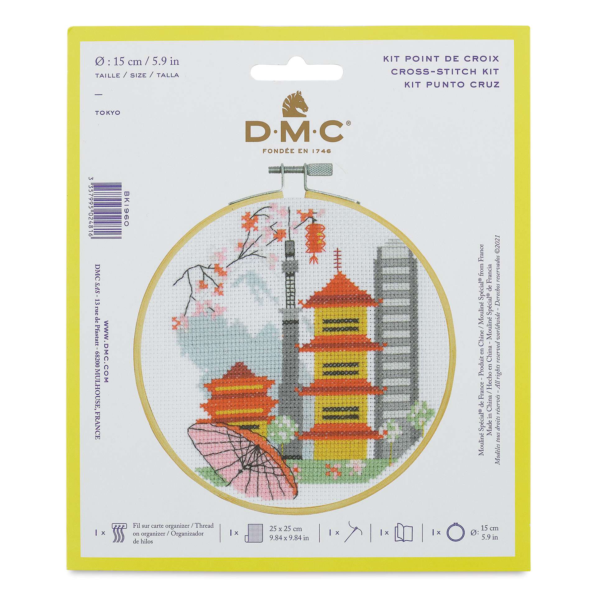 DMC Stitch Kit - Tokyo front of packaging