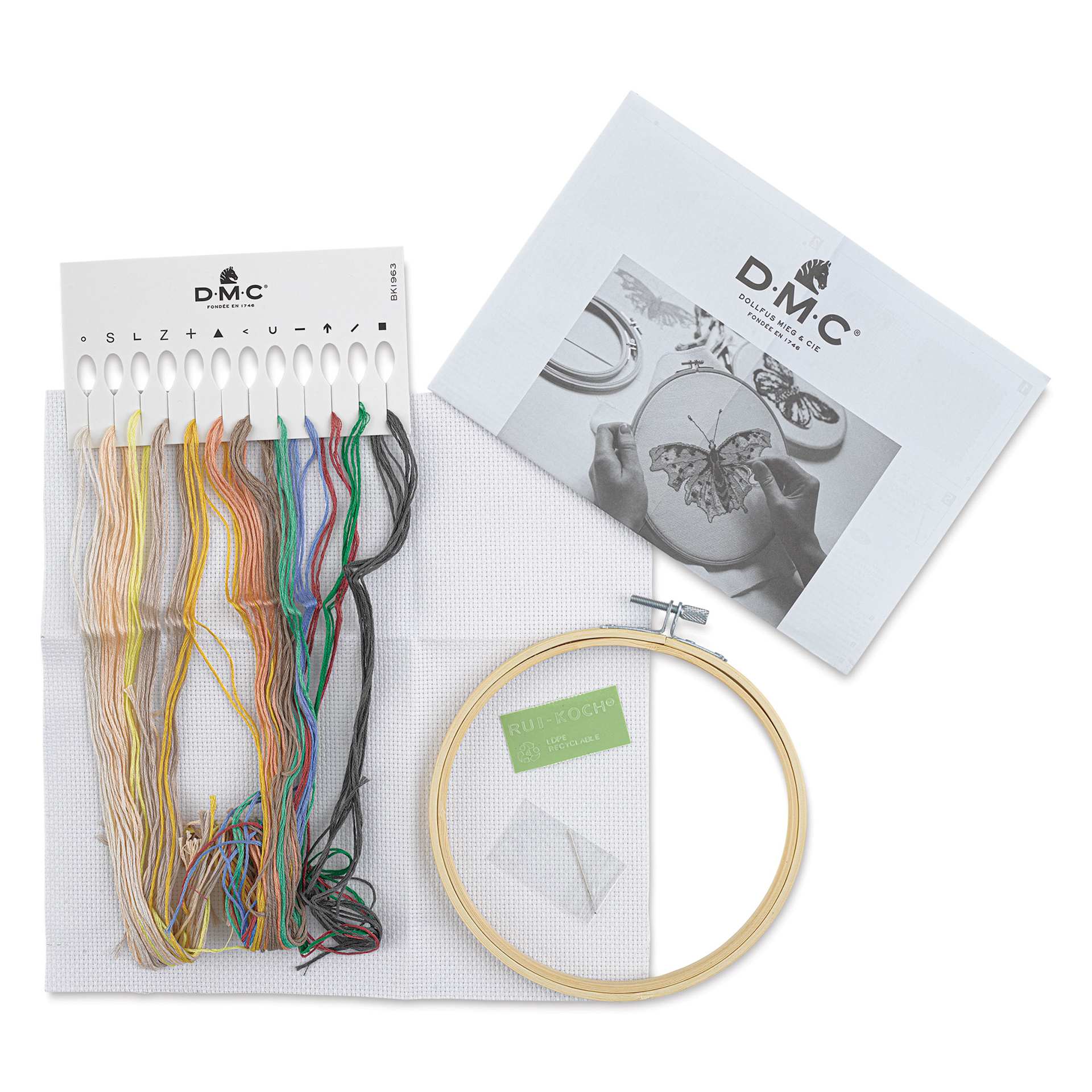 DMC Stitch Kit - Paris contents