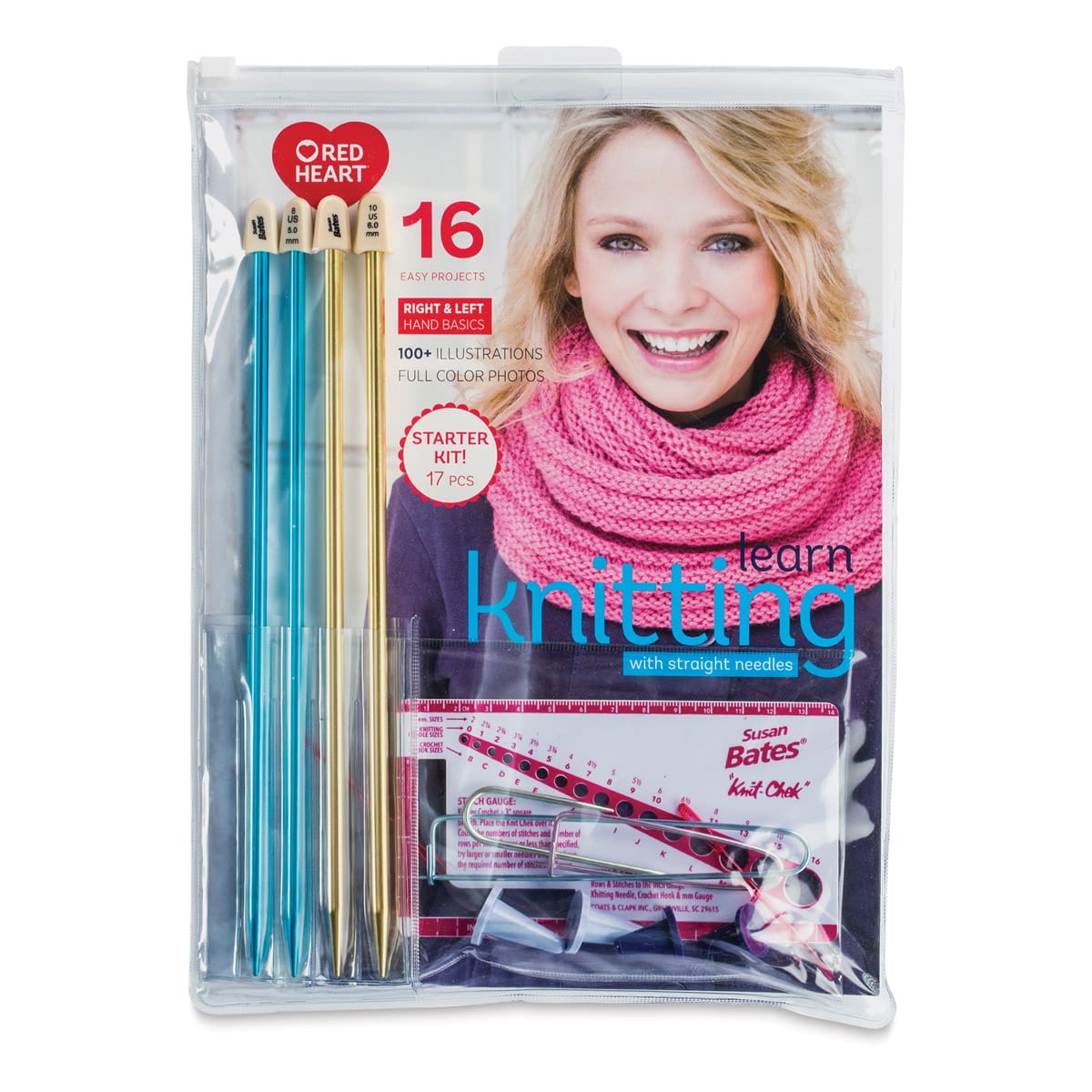 Red Heart Learn to Knit Kit