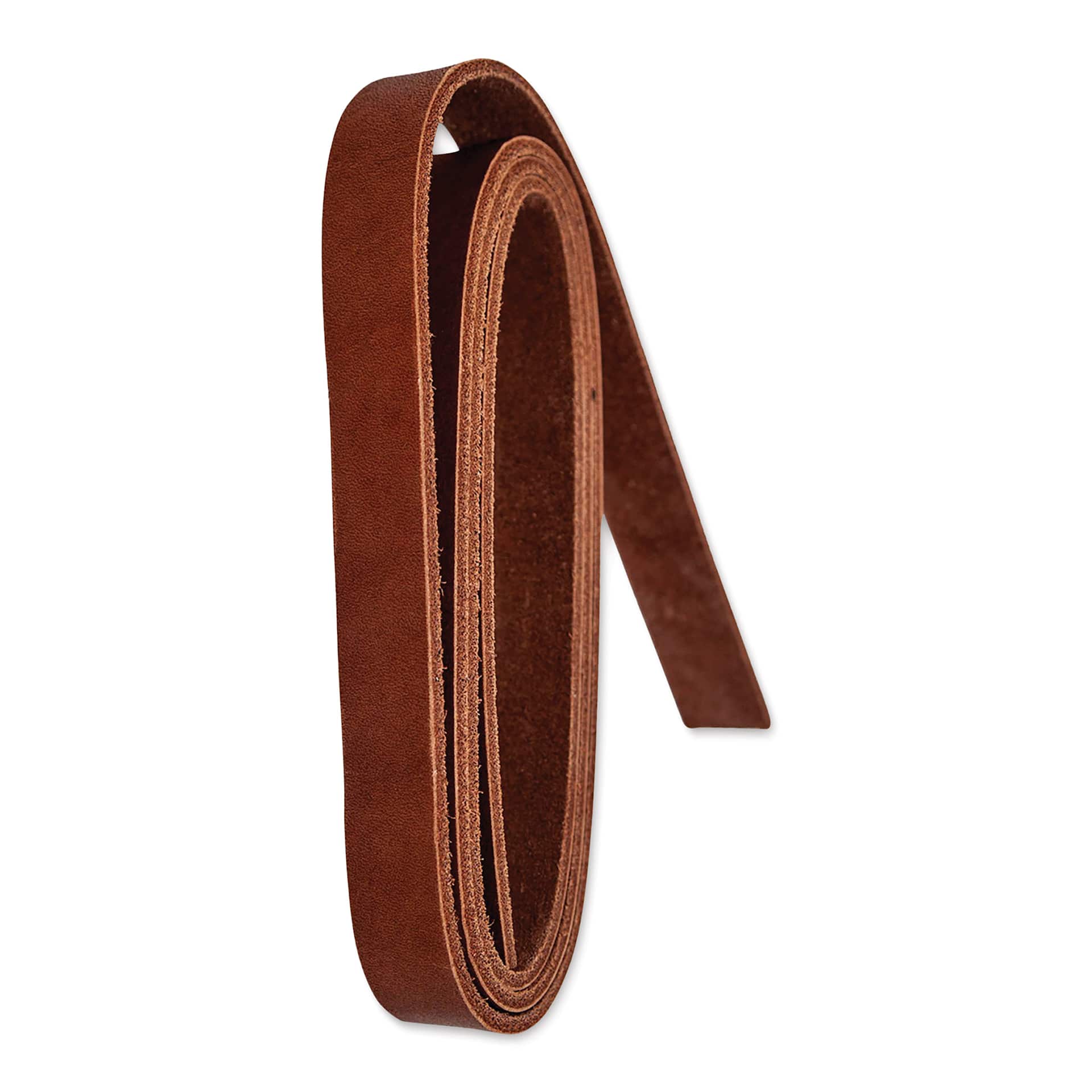 Realeather Leather Strip - Dark Acorn, 3/4" x 48"