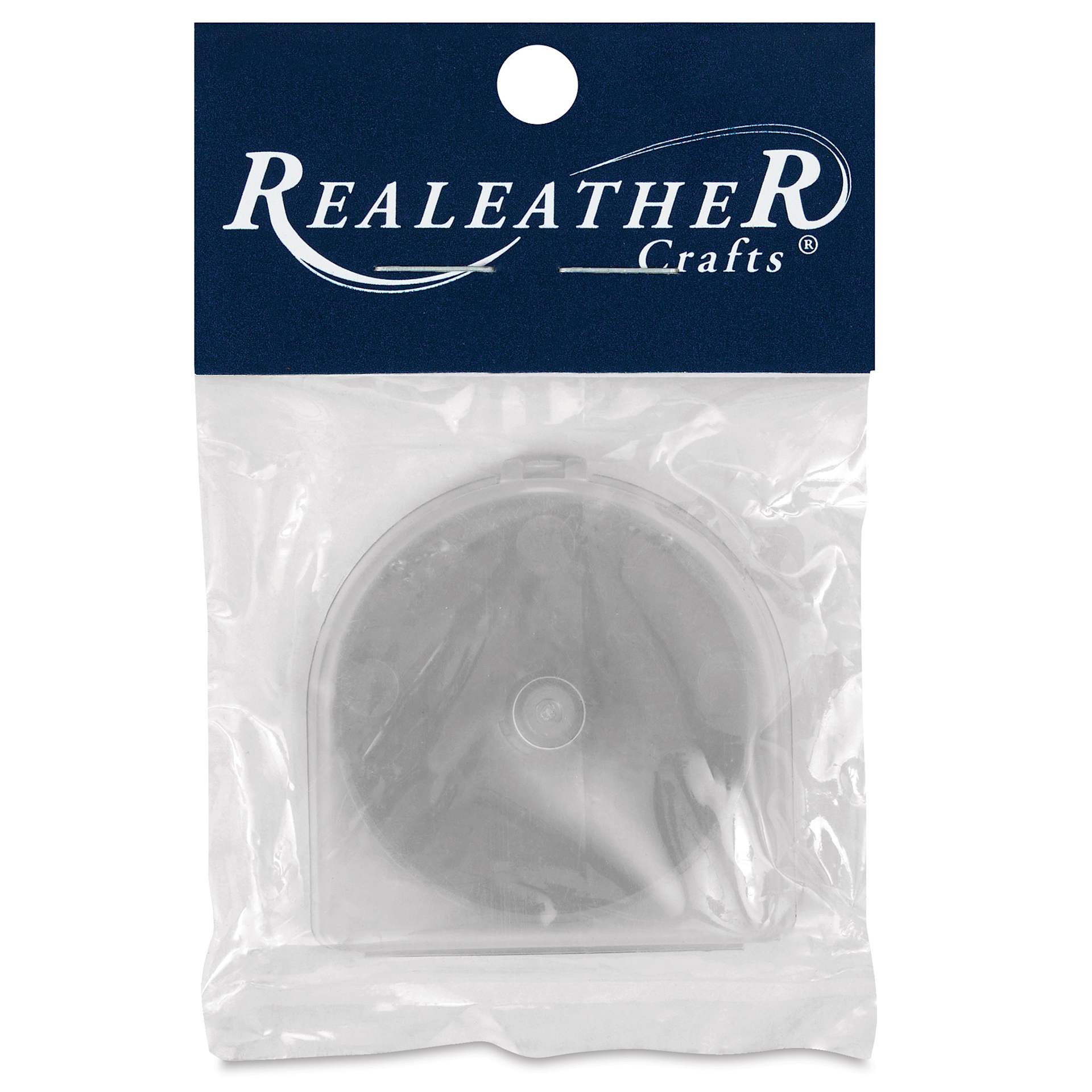 Realeather Leather Rotary Cutter Replacement Blades, Pkg of 10 front of packaging