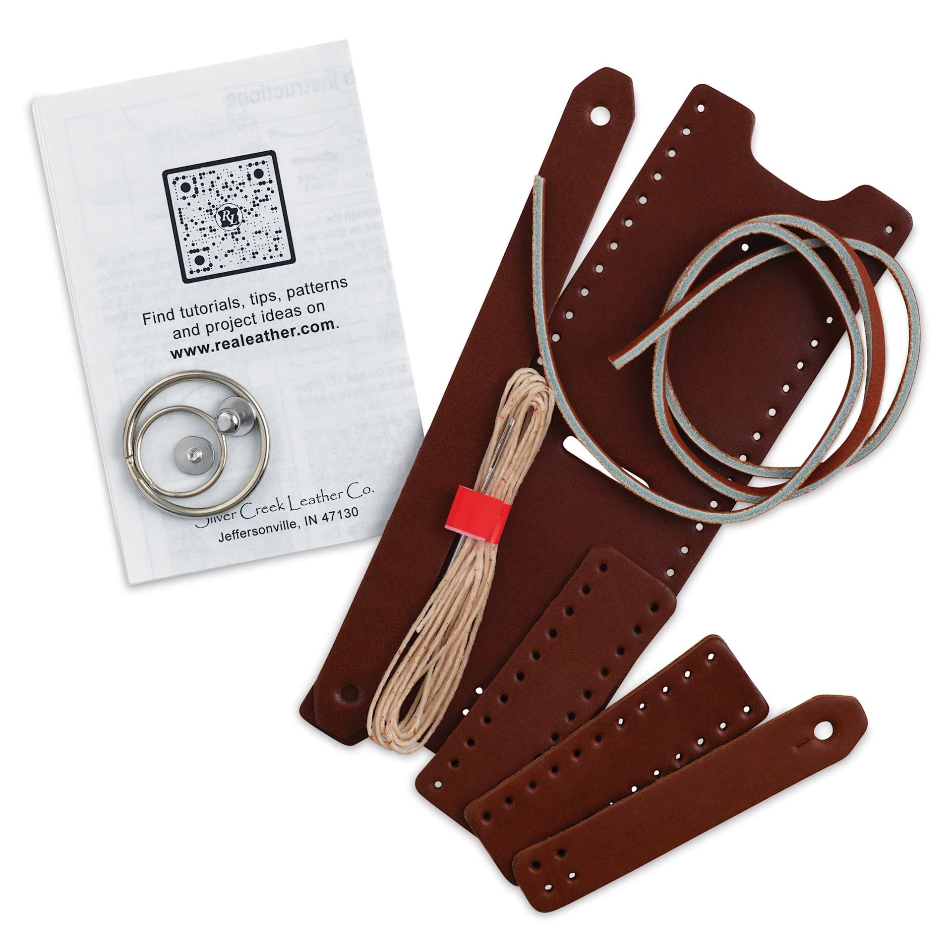 Realeather Keyless Key Fob - Kit of 11 pieces, contents of the packaging