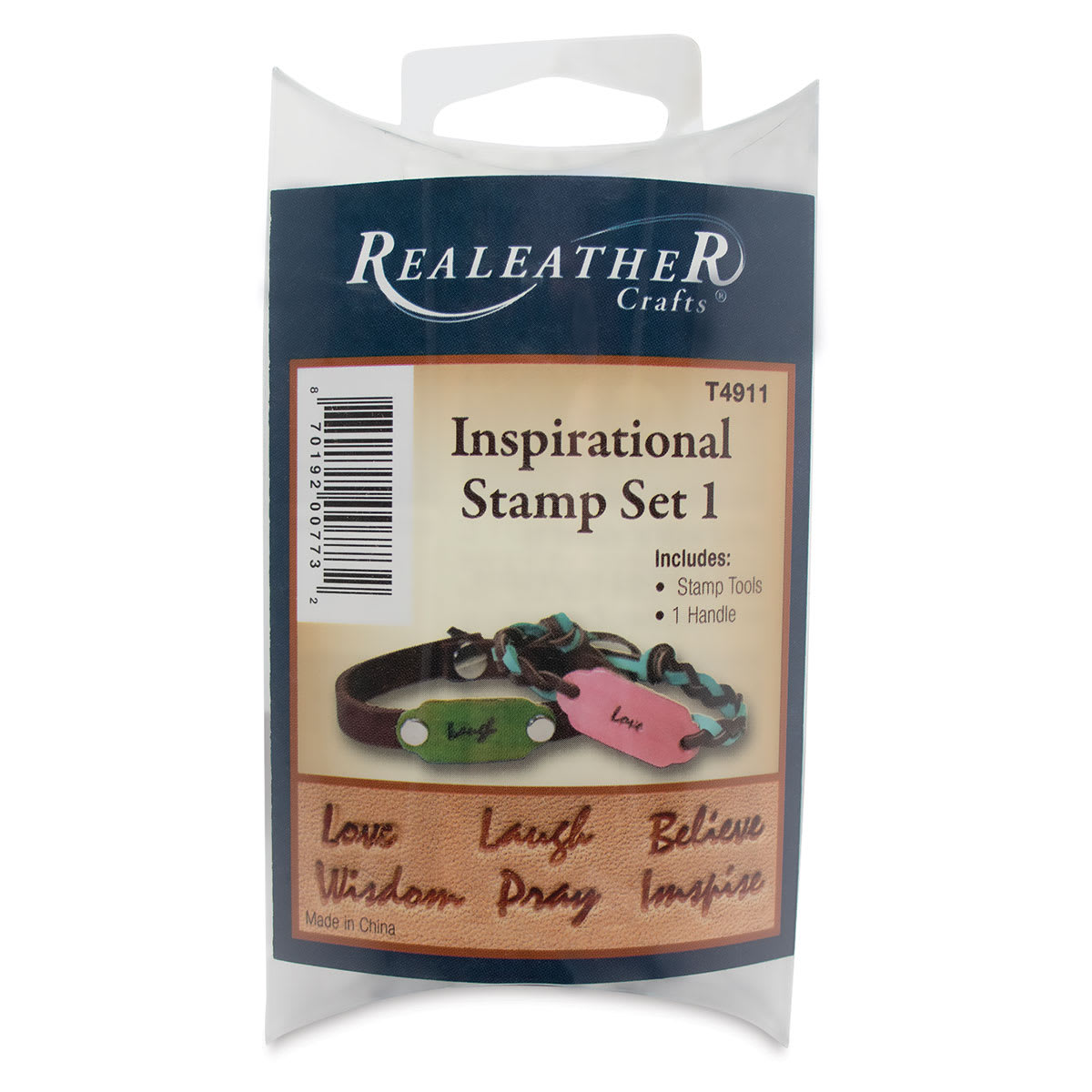 Realeather Inspirational Stamp Tool Set - Front of package
