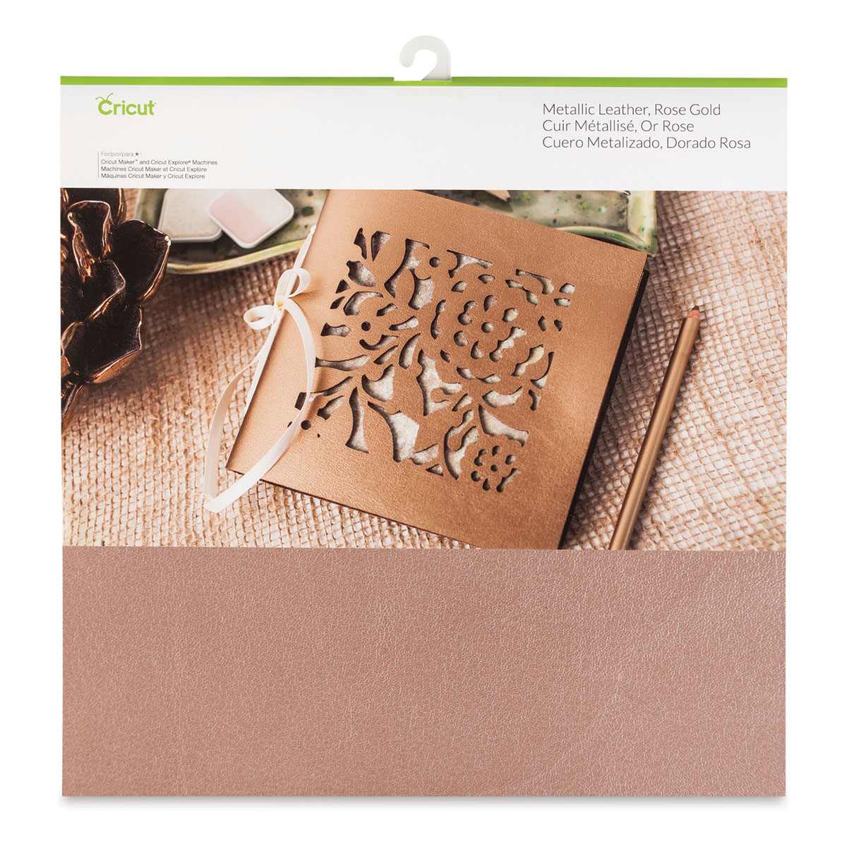 Cricut Genuine Leather - Rose Gold, 12" x 12"