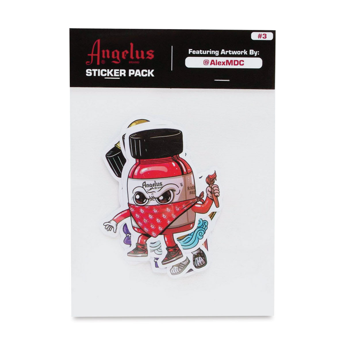 Angelus Sticker Pack - AlexMDC #3, Set of 7, In Package