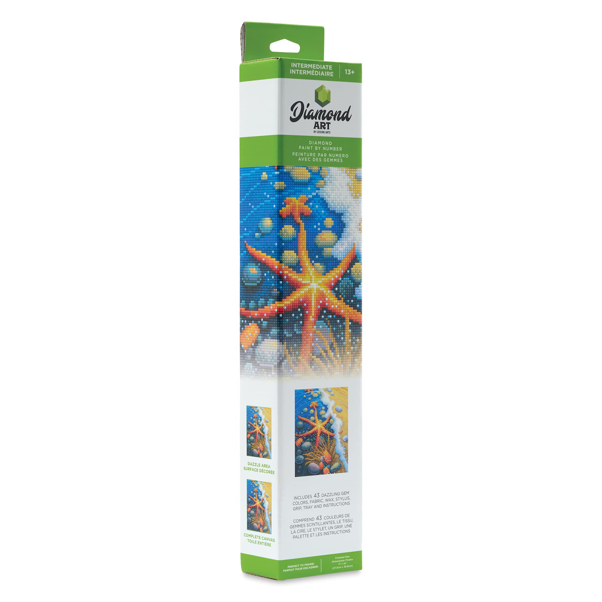 Leisure Arts Diamond Painting Kit - Shoreline, packaging