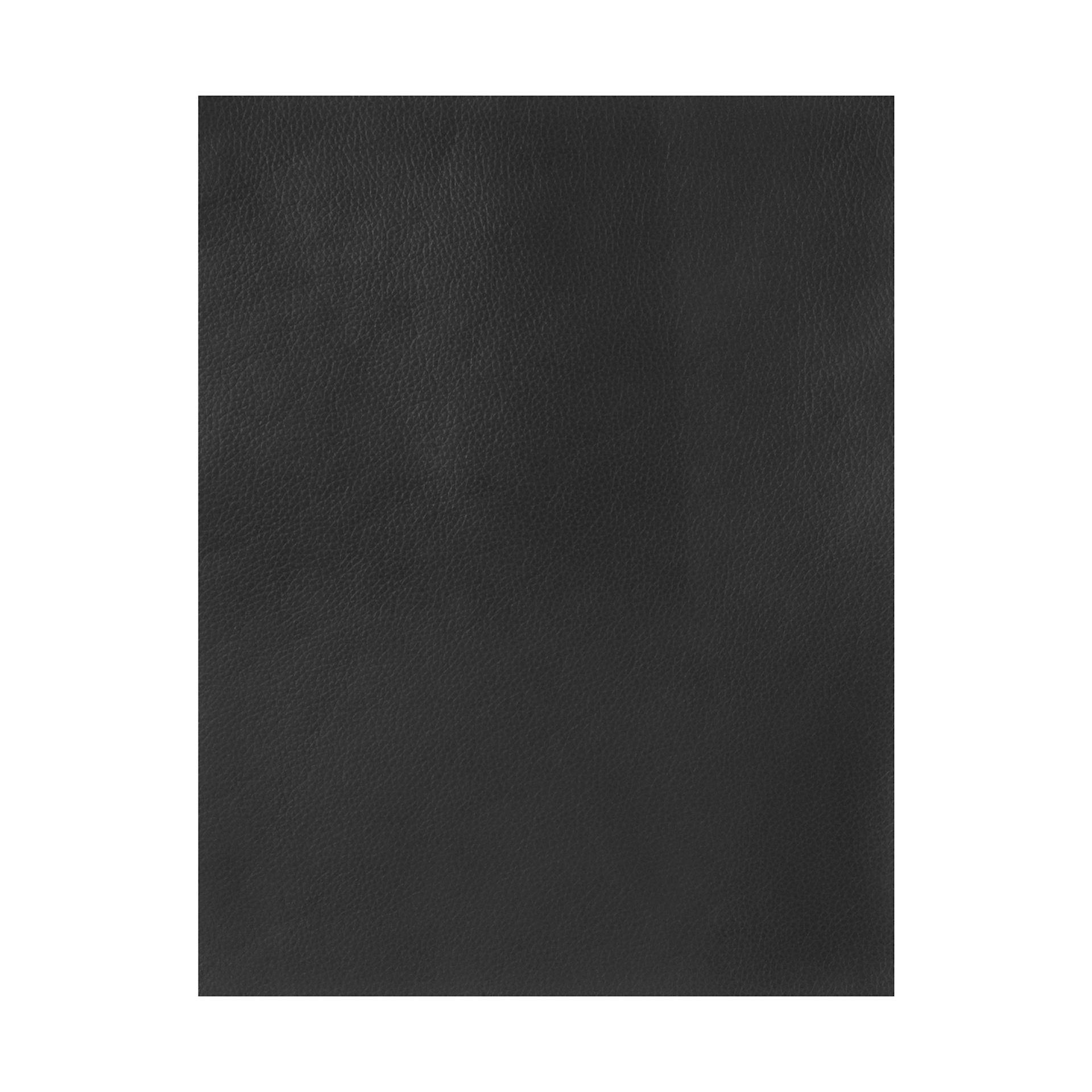 Realeather Deertan Leather Trim - Black, 11" x 8-1/2"
