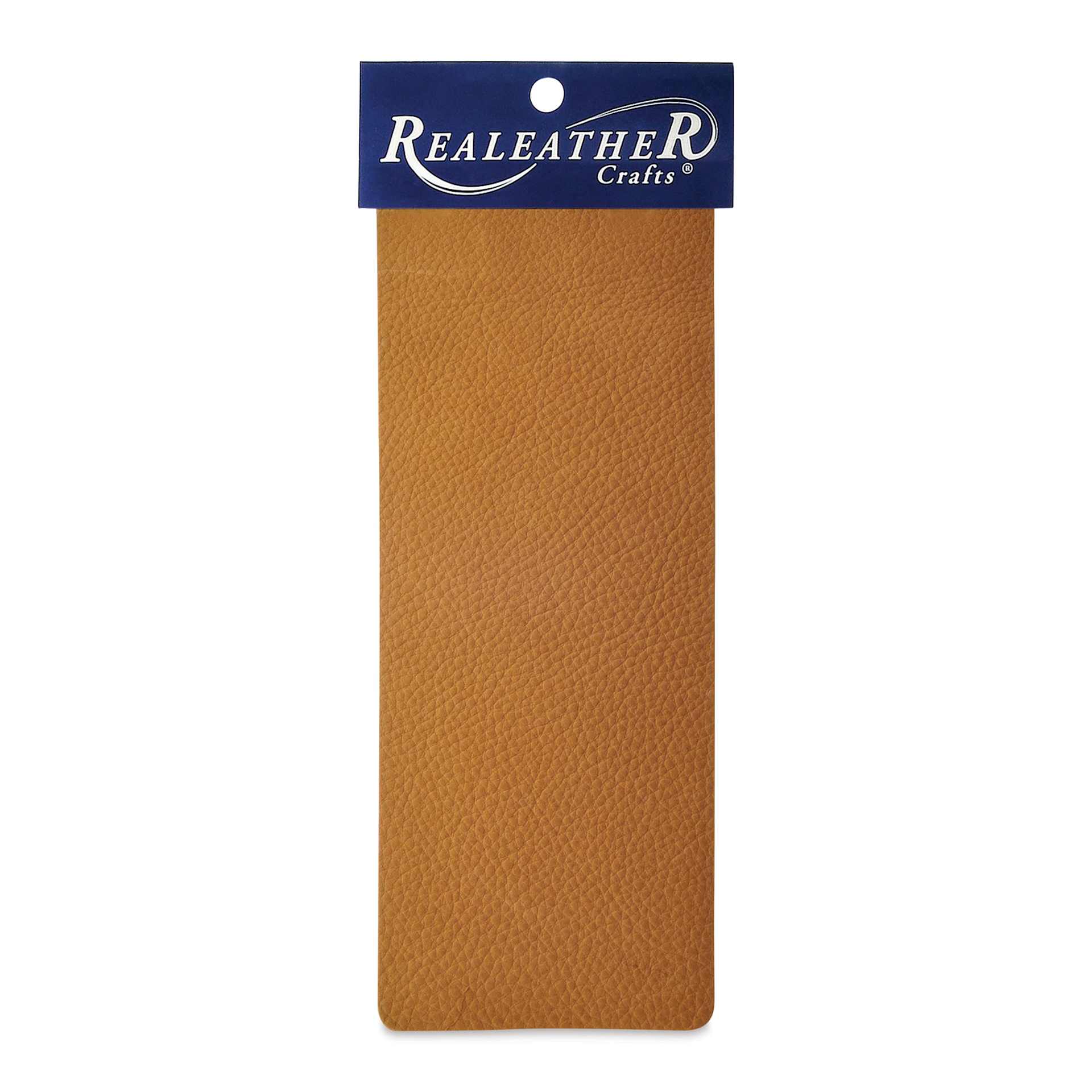 Realeather Deertan Leather Trim - Gold, leather sheet wrapped around packaging