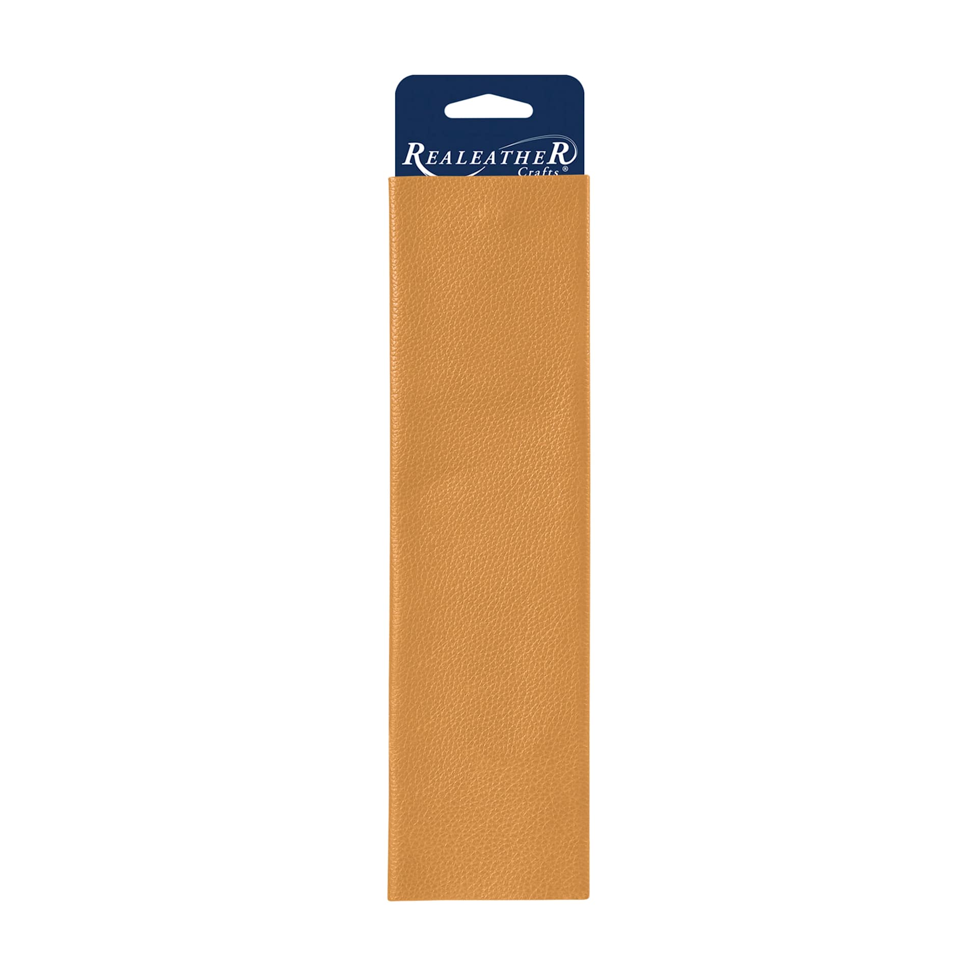 Realeather Deertan Leather Trim - Gold, 11" x 8-1/2", packaging