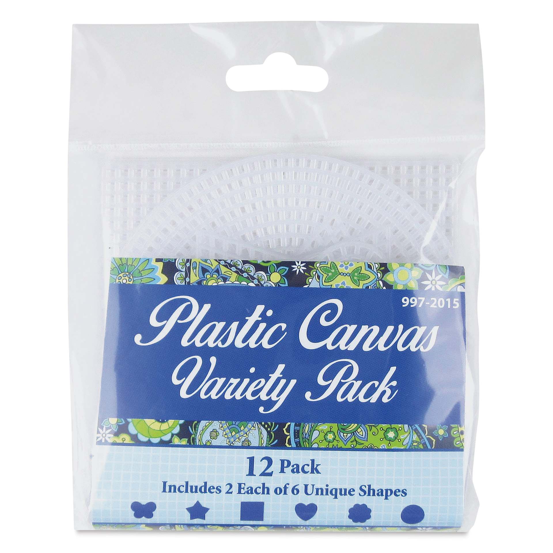 Janlynn Plastic Canvas - Variety Pack, Set of 12 - front of packaging