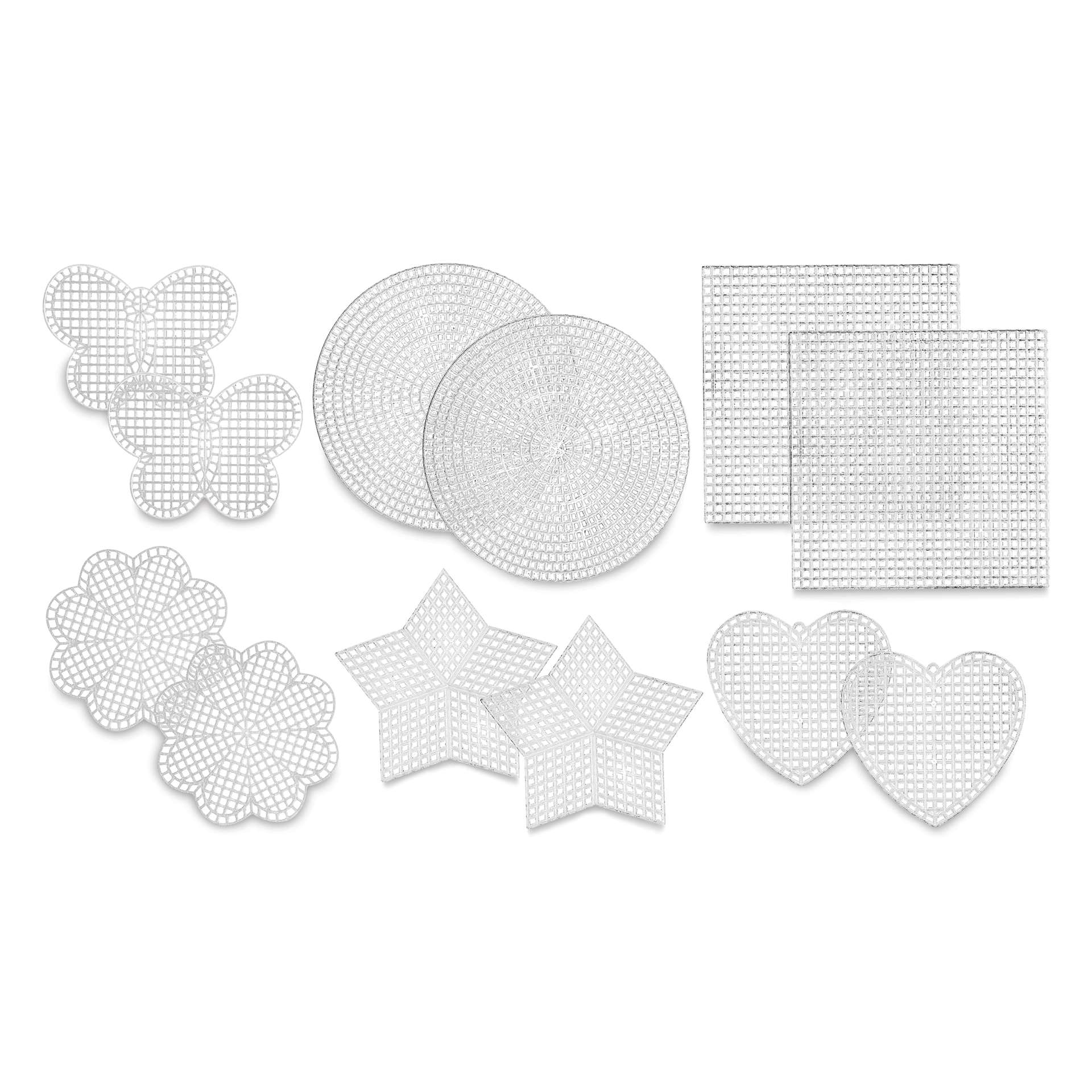 Janlynn Plastic Canvas - Variety Pack, Set of 12
