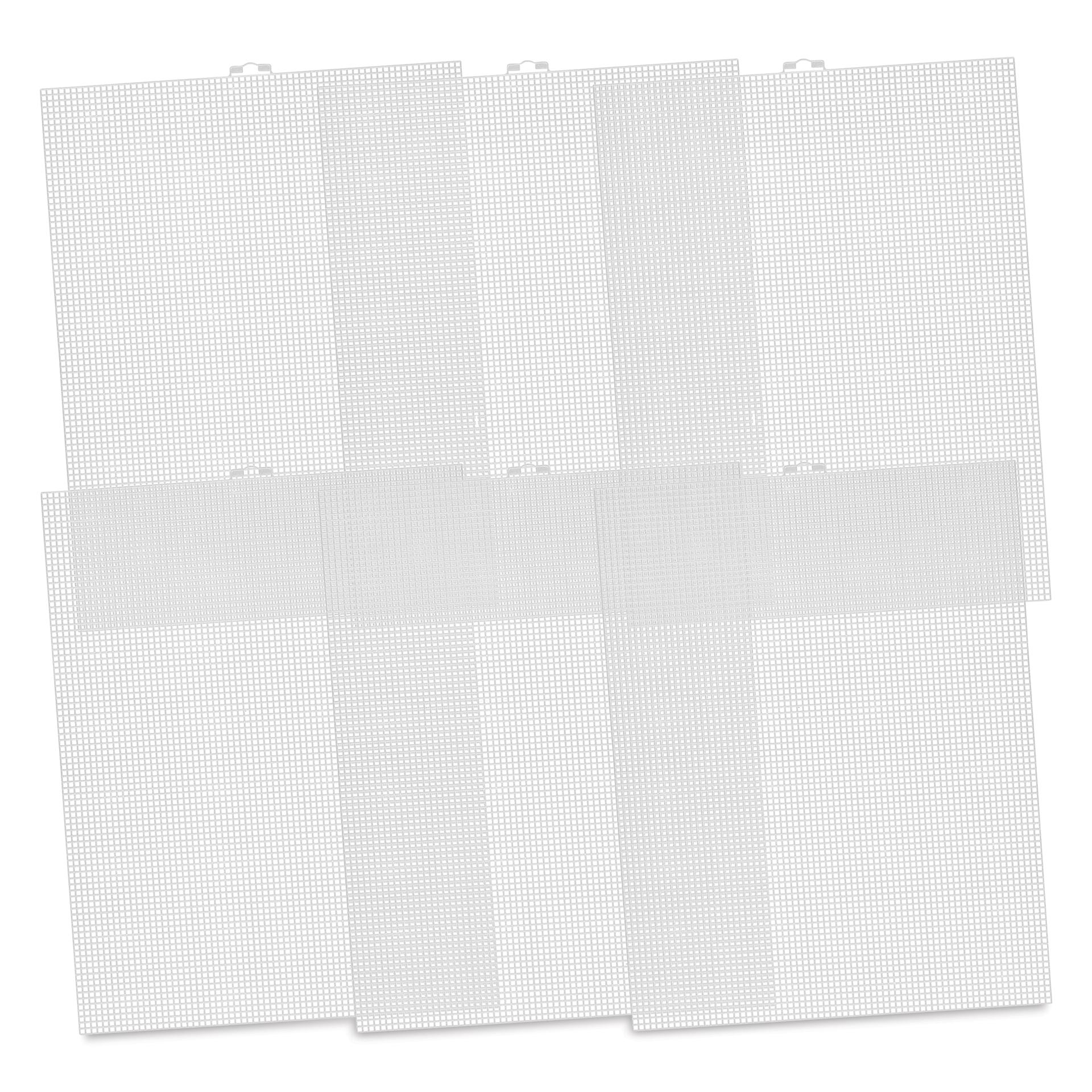 Janlynn Plastic Canvas - Medium, Pkg of 6, 10-1/2" x 13-1/2" - out of packaging