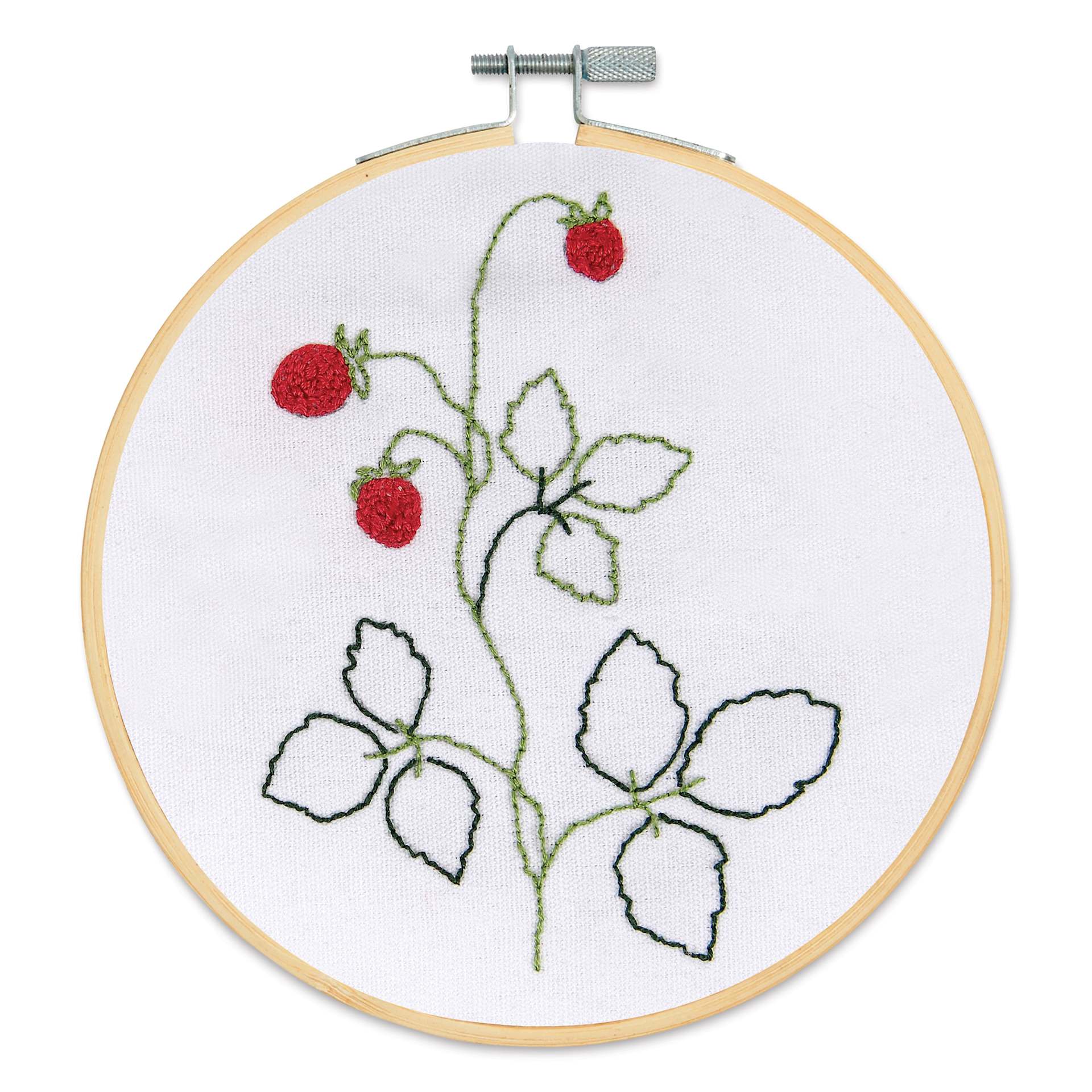 DMC Learning Fine Punch Needle Kit - finished example