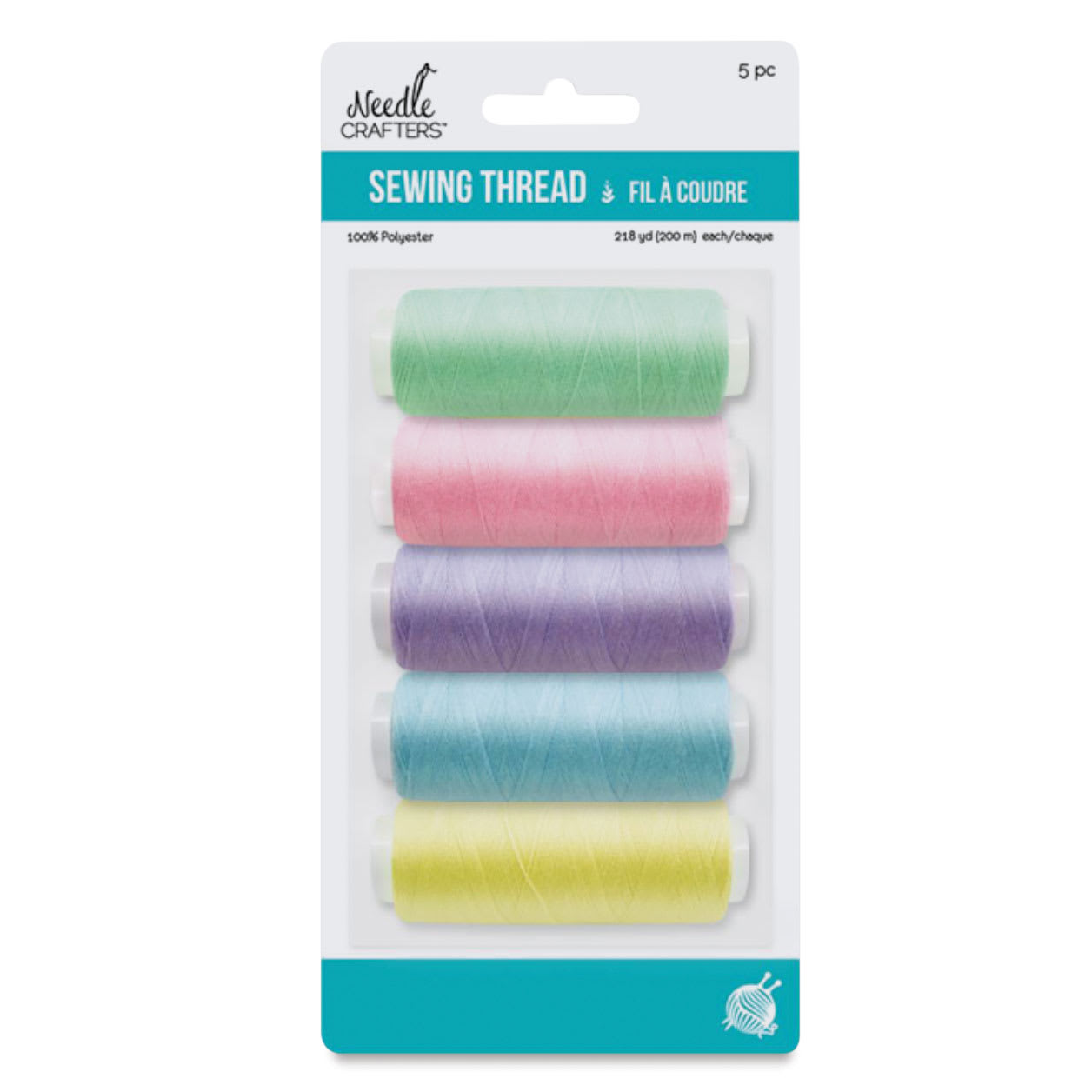 Needle Crafters Sewing Thread - Pastels, front of packaging