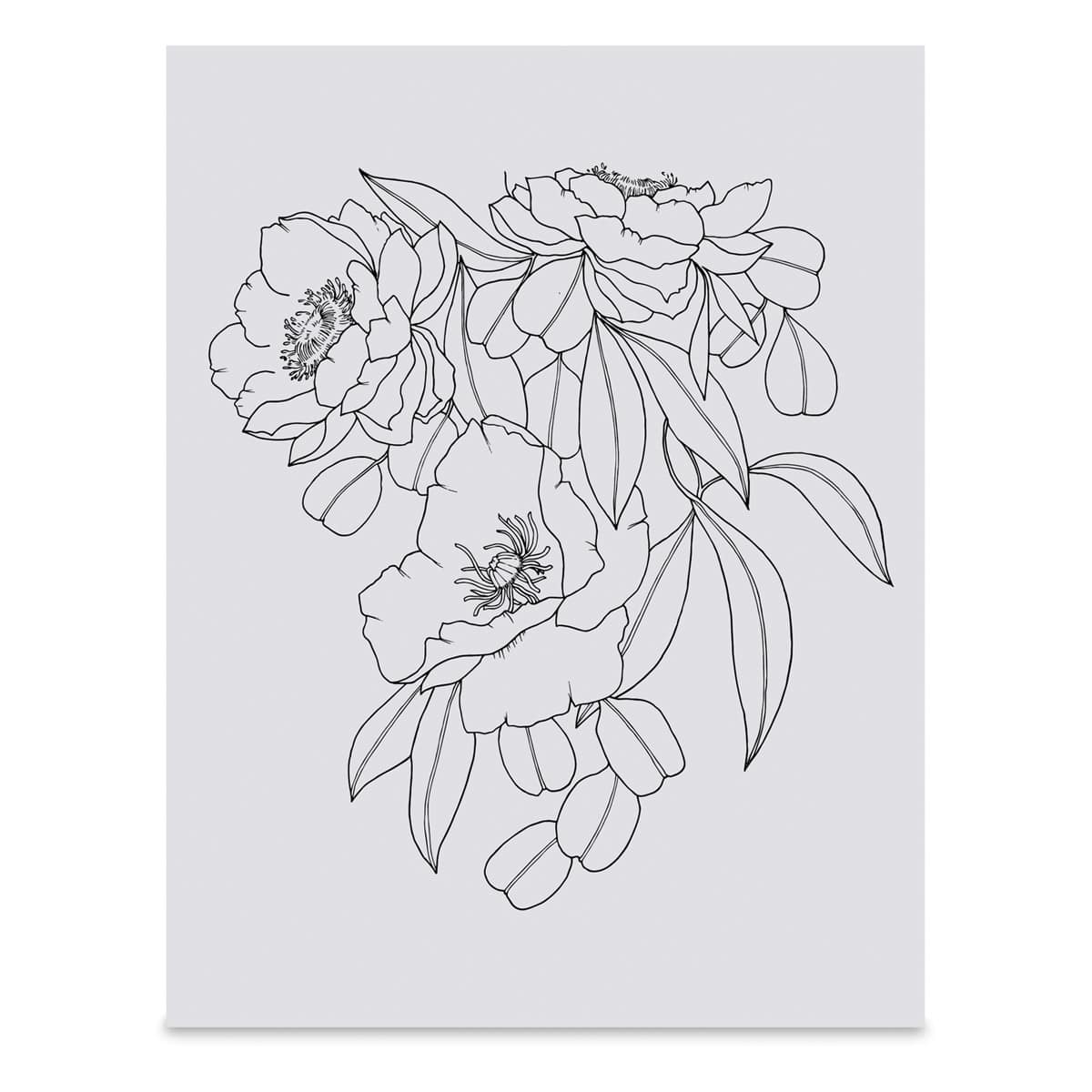 The Plant Lady: A Floral Coloring Book with Succulents and Flowers, Flower Artwork
