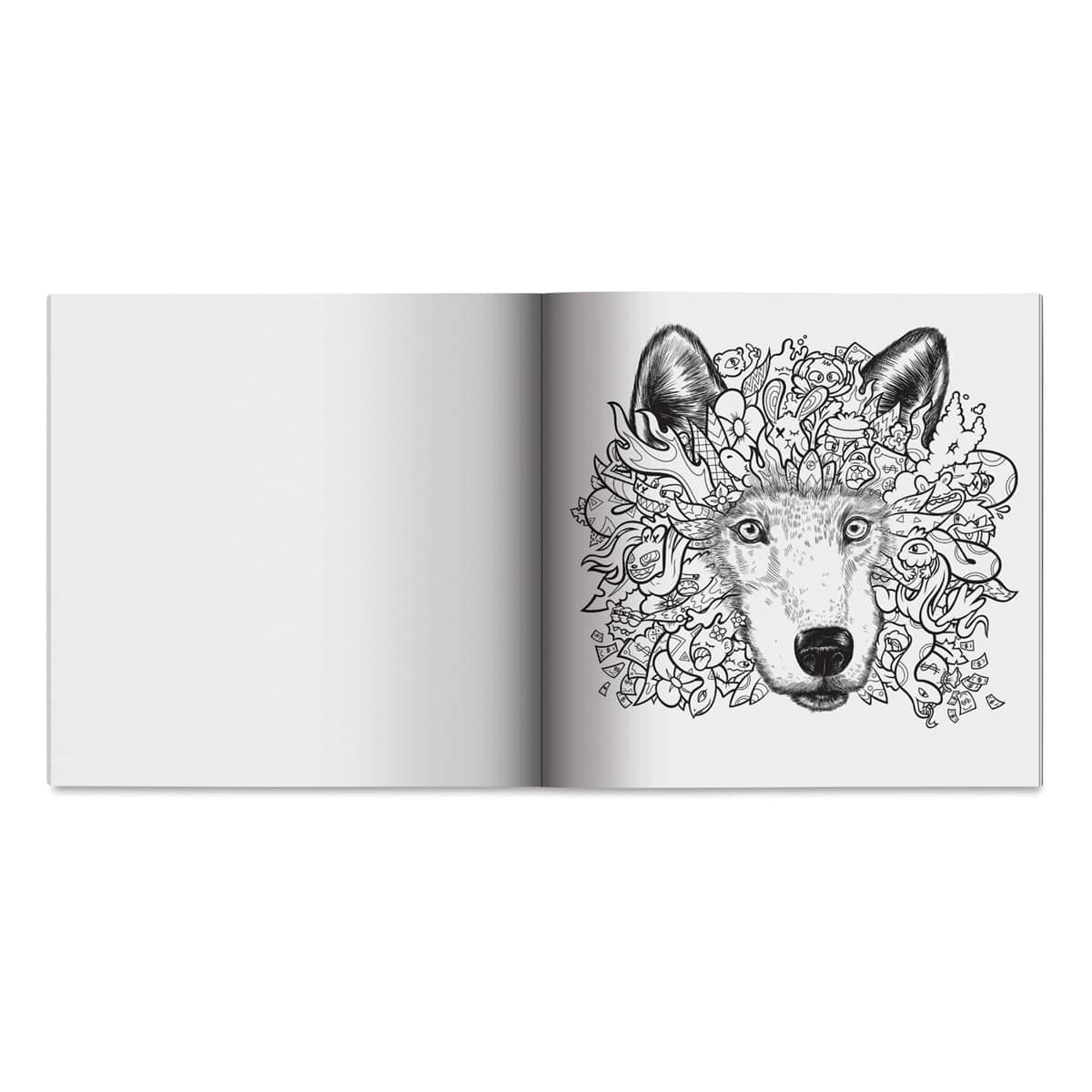 Creatopia: A Coloring Book, Inside Page