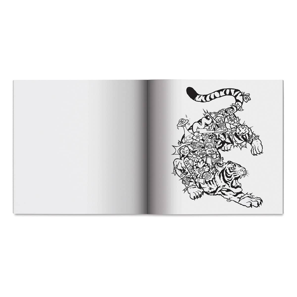Creatopia: A Coloring Book, Tiger