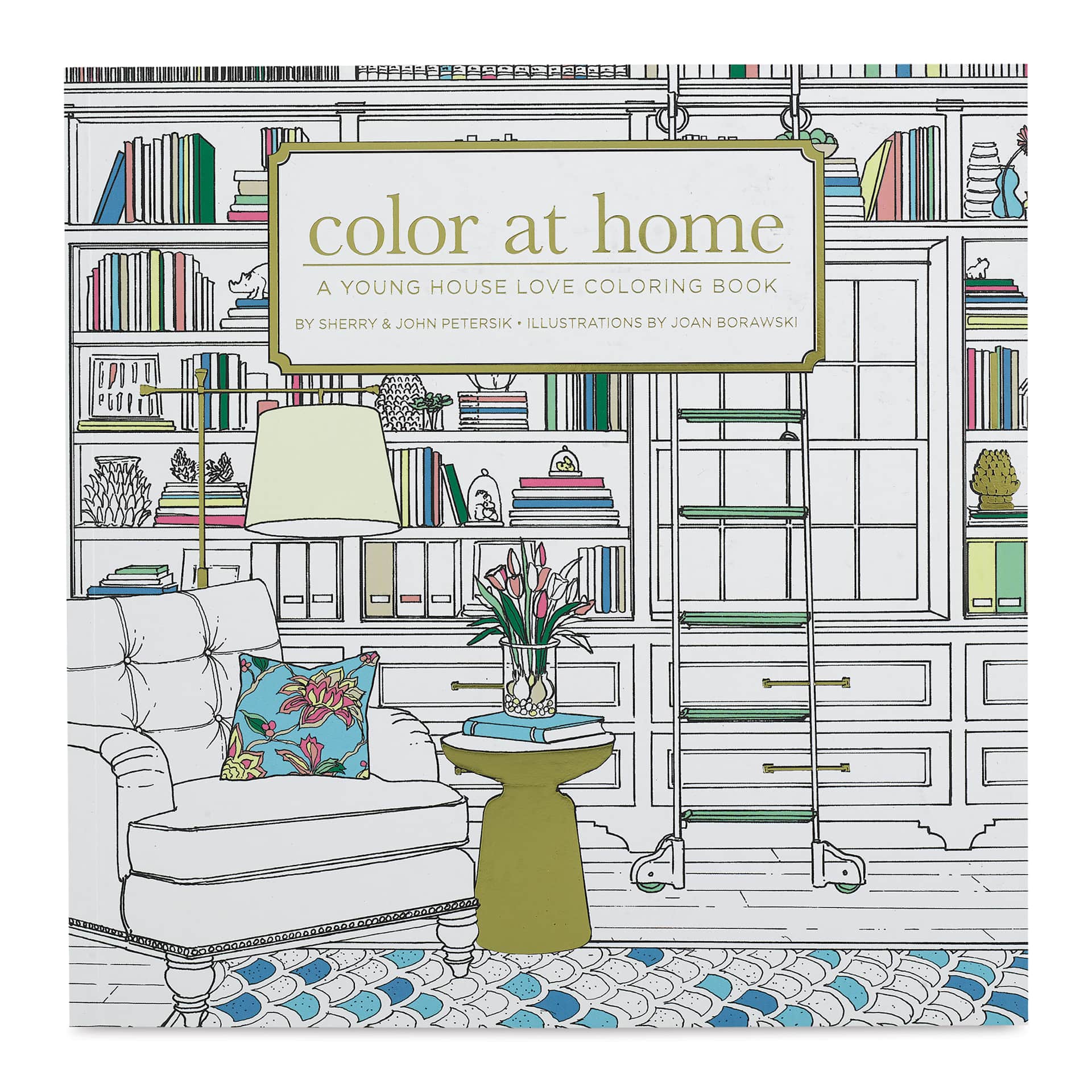 Color at Home Coloring Book (front cover)