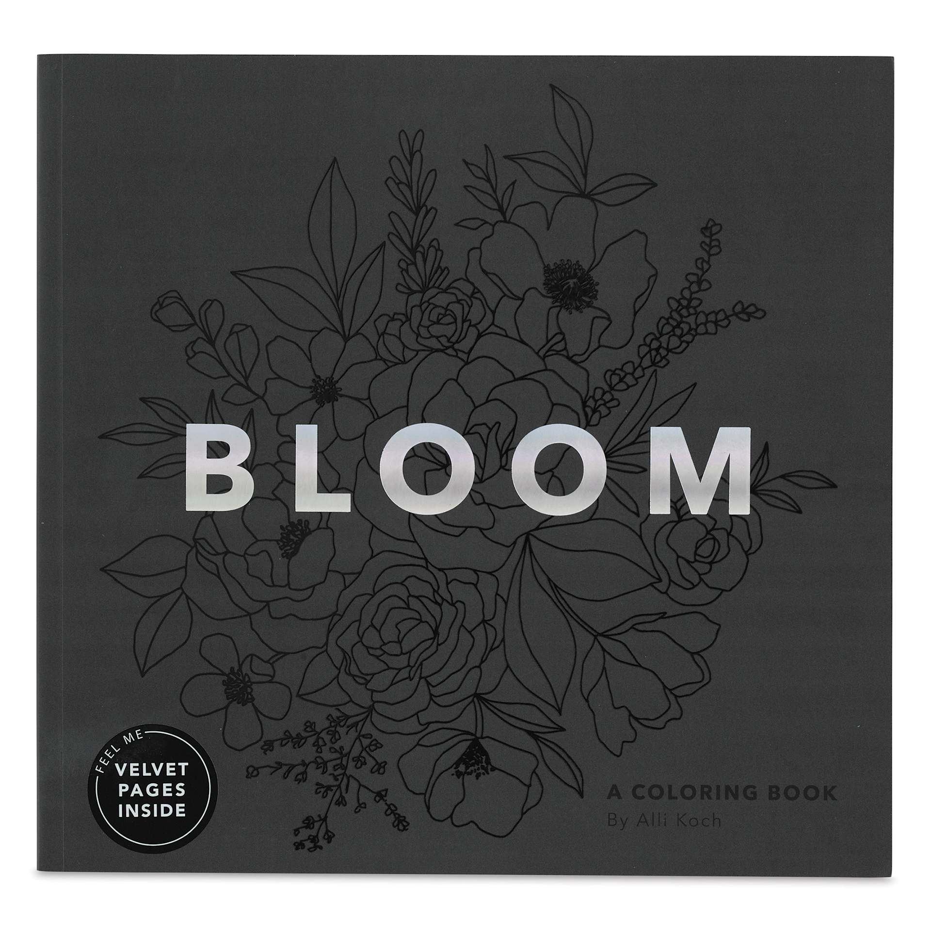 Bloom: A Flower Coloring Book (front cover)