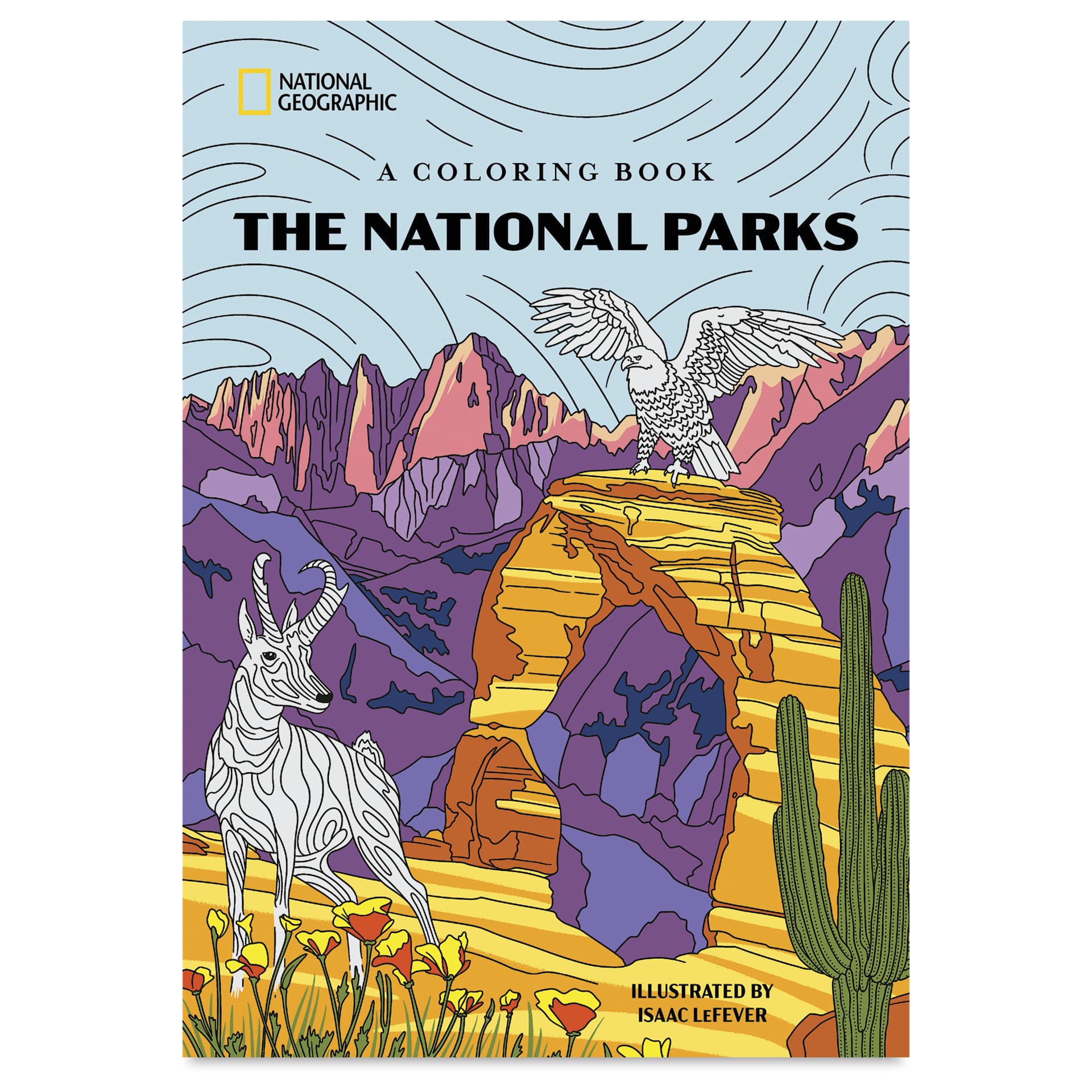 The National Parks: A Coloring Book, front cover