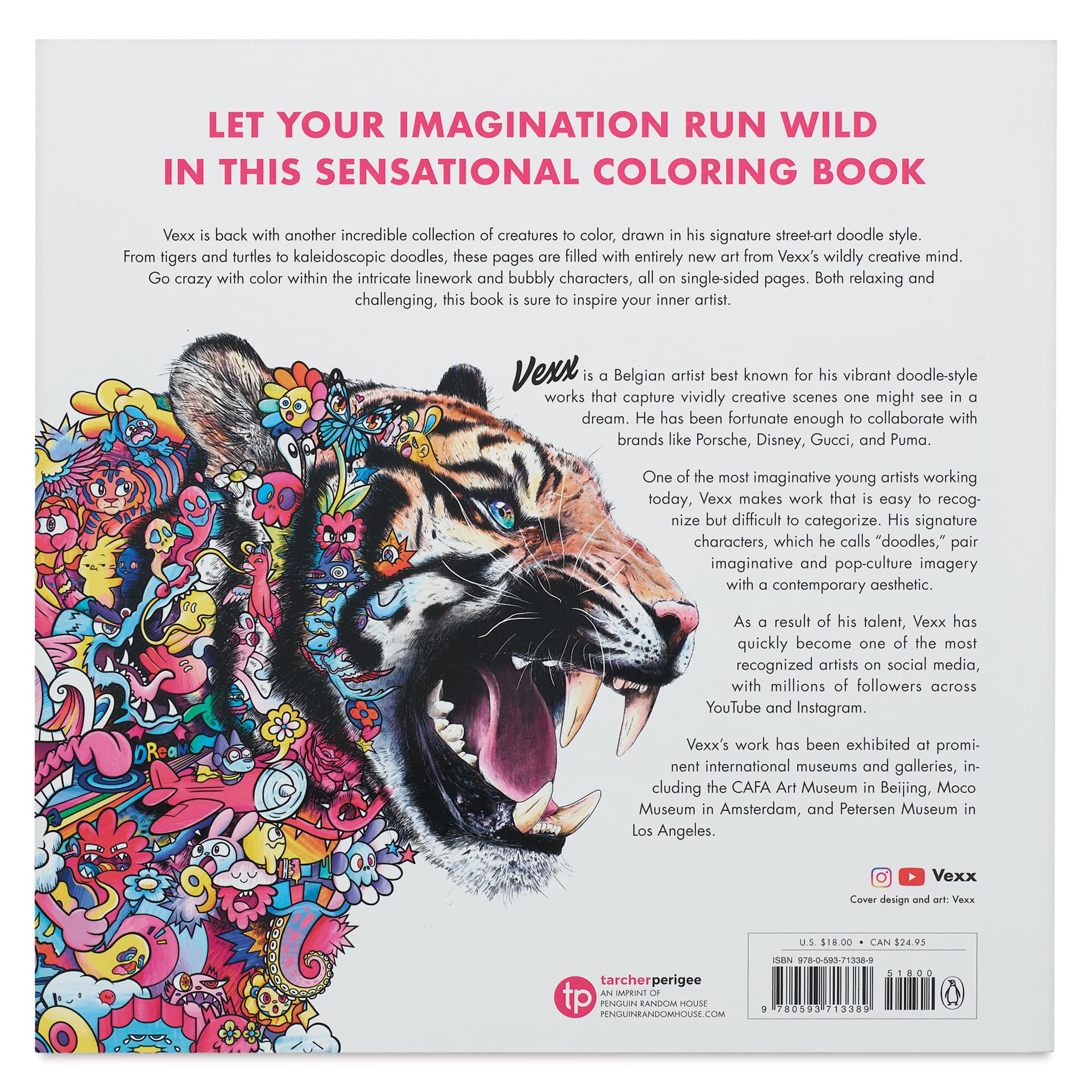 Doodletopia: A Coloring Book - 10" x 10", 96 Pages, back cover