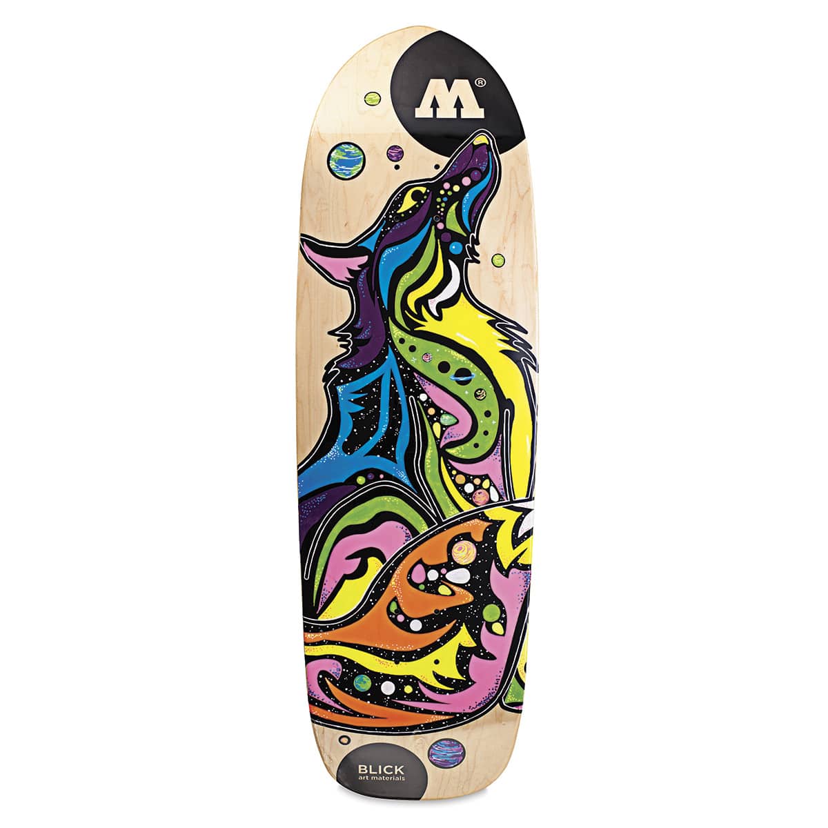 Point Distribution Skateboard Deck - Sample Artwork (Wolf)