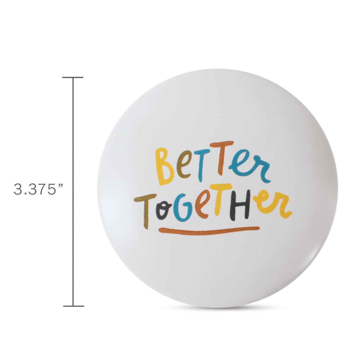 Fringe Studio Ceramic Trinket Box - Better Together (top of box)