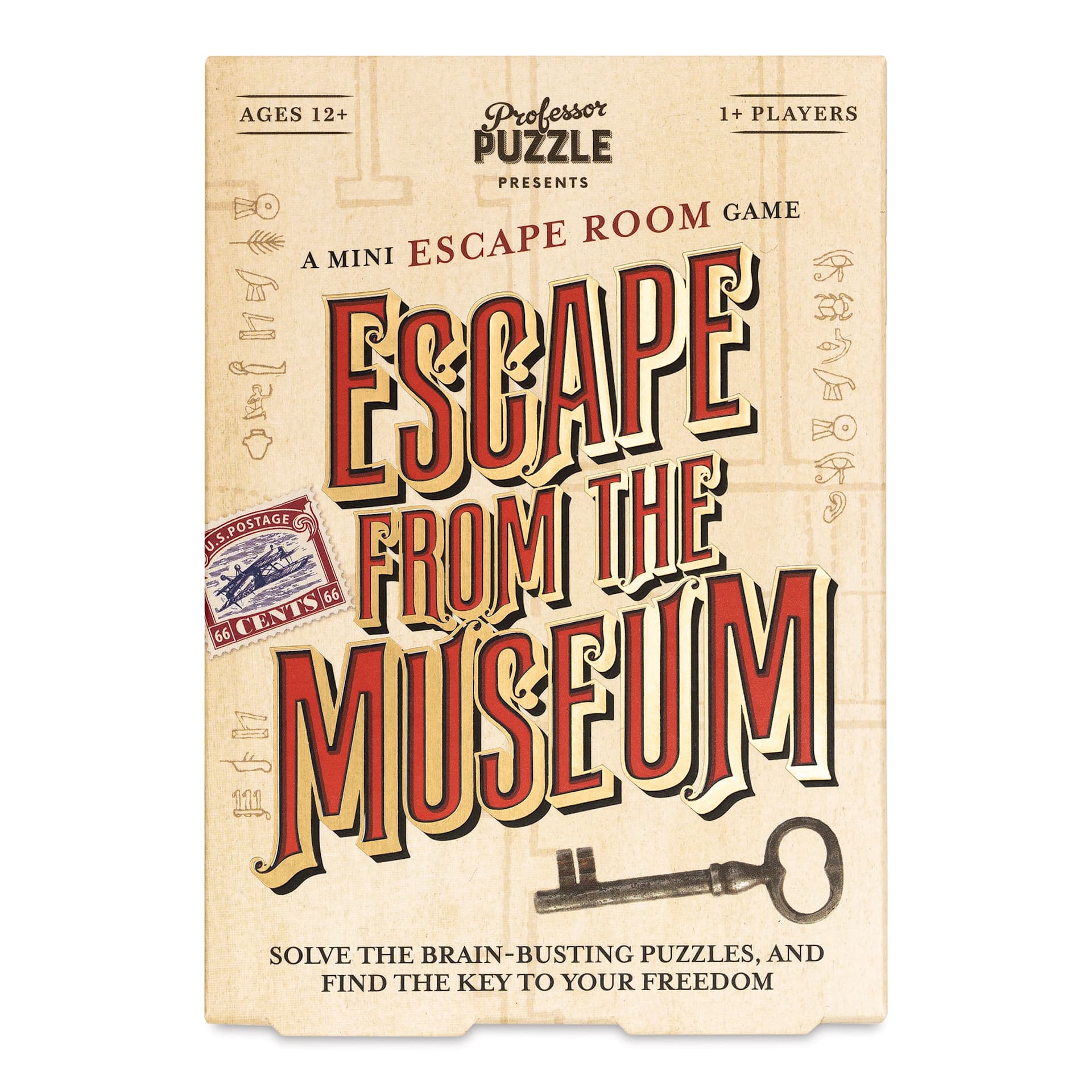 Professor Puzzle Escape from the Museum Game (Front of packaging)