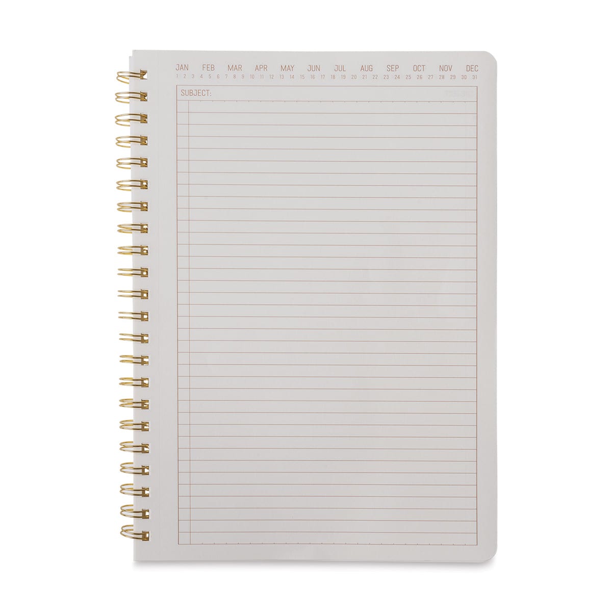 DesignWorks Ink Twin Wire Bound Crest Notebook, lined page 