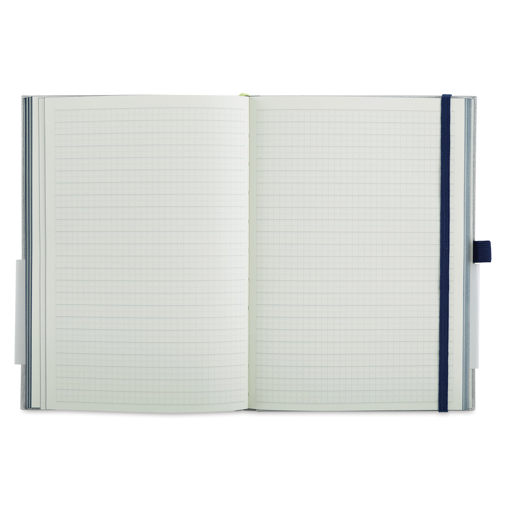 Lamy Hardcover Notebook - Ocean Blue, Grid, 5.8" x 8.3" (open)