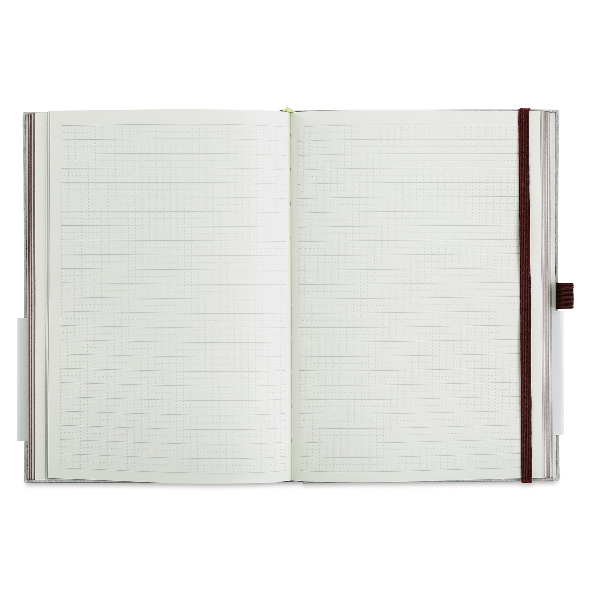 Lamy Hardcover Notebook - Dark Purple, Grid, 5.8" x 8.3" (open)