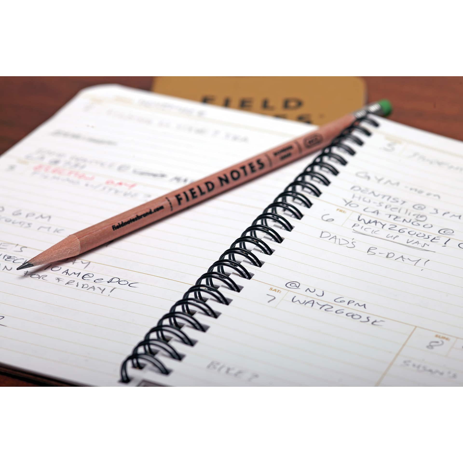 Field Notes 56-Week Undated Planner - 4-3/4" x 7-1/2", 112 Pages, planner filled out