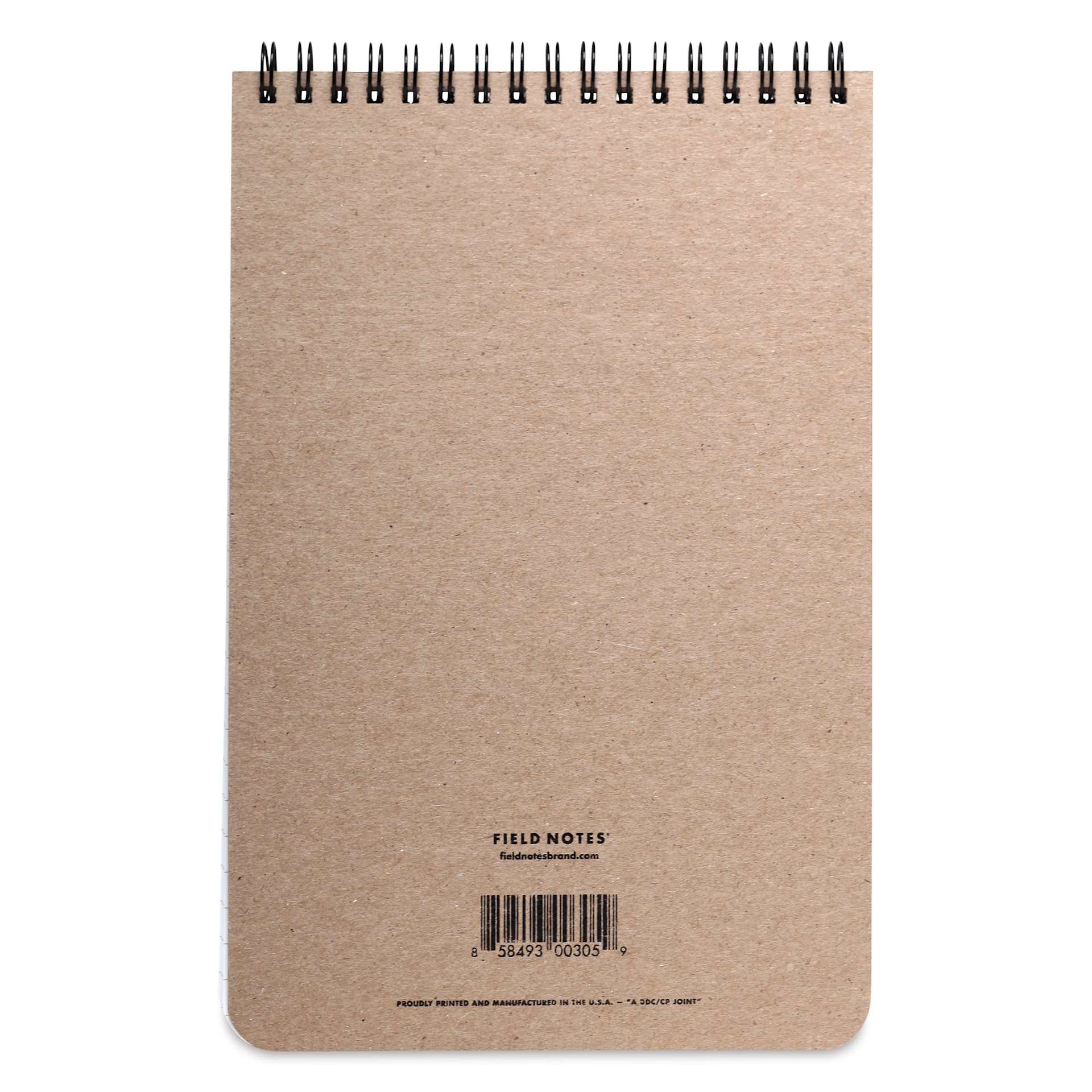 Field Notes Ruled Steno Notebook - 6" x 9", 80 Pages, back cover
