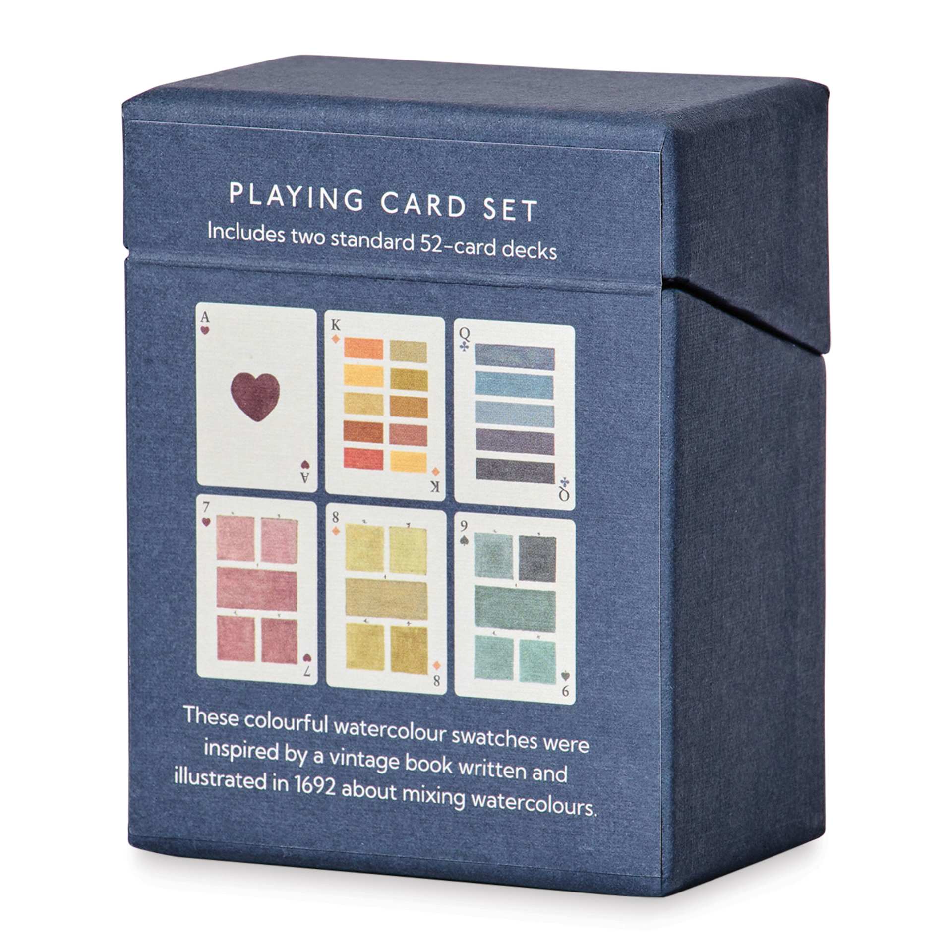 Roomytown Watercolor Swatches Playing Card Set