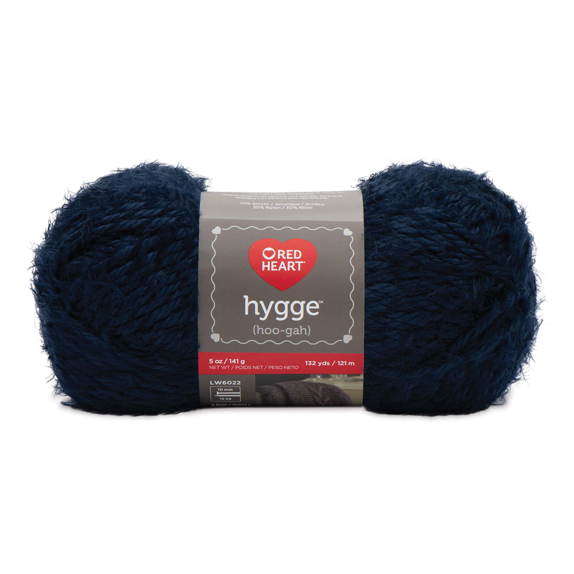 Red Heart Hygge Yarn - Indigo, 132 yds
