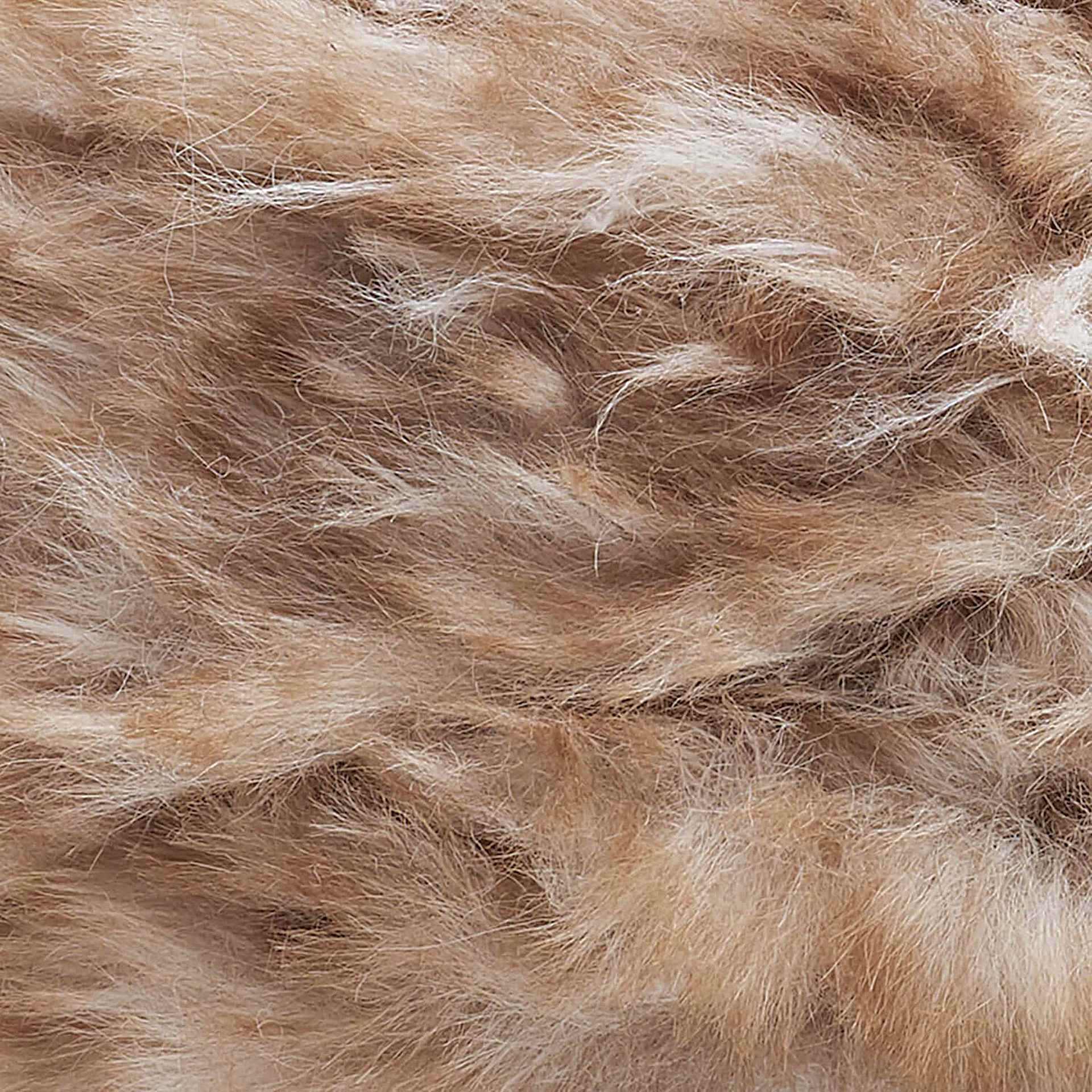 Lion Brand Go For Faux Yarn - Pomeranian, close-up
