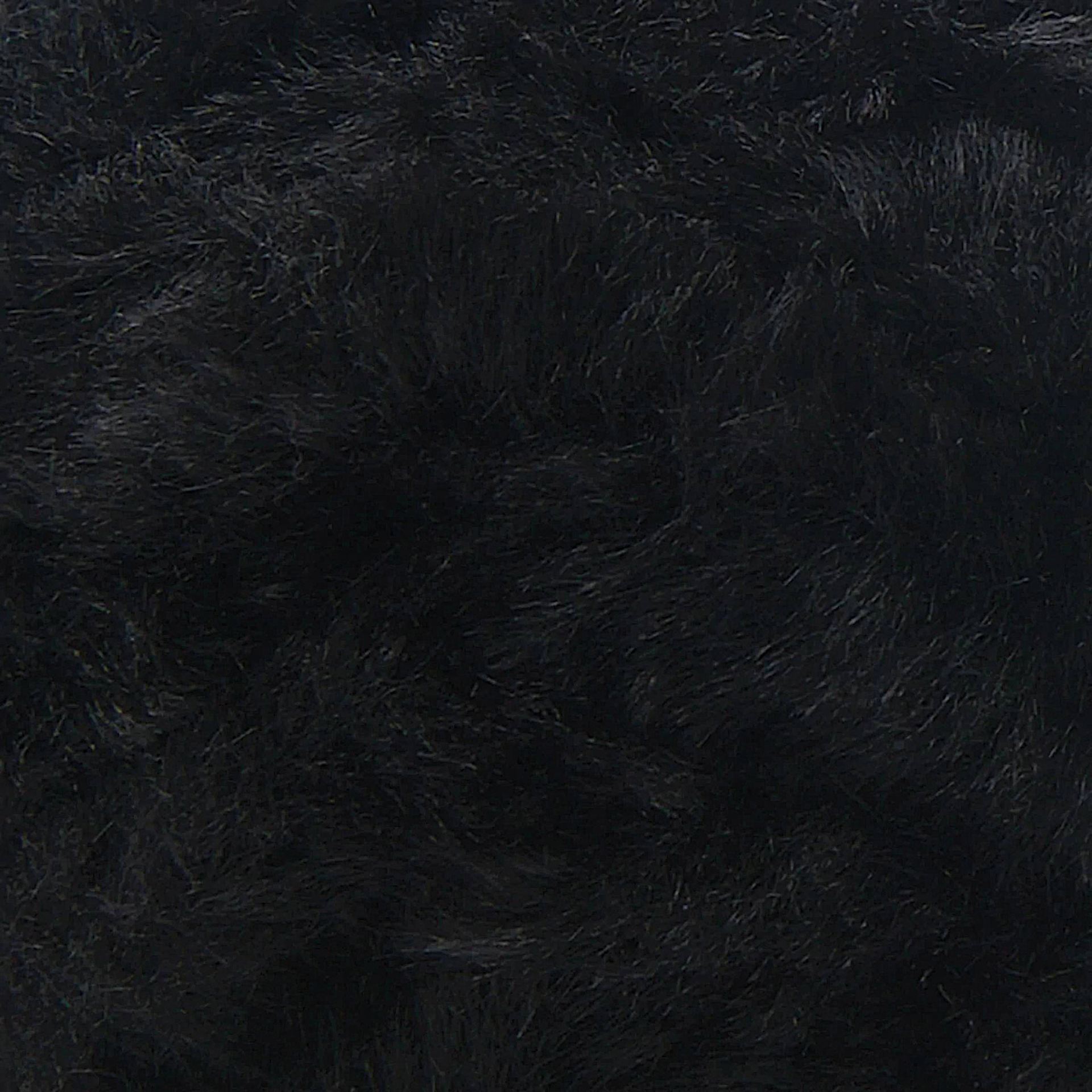 Lion Brand Go For Faux Yarn - Black Panther, close-up