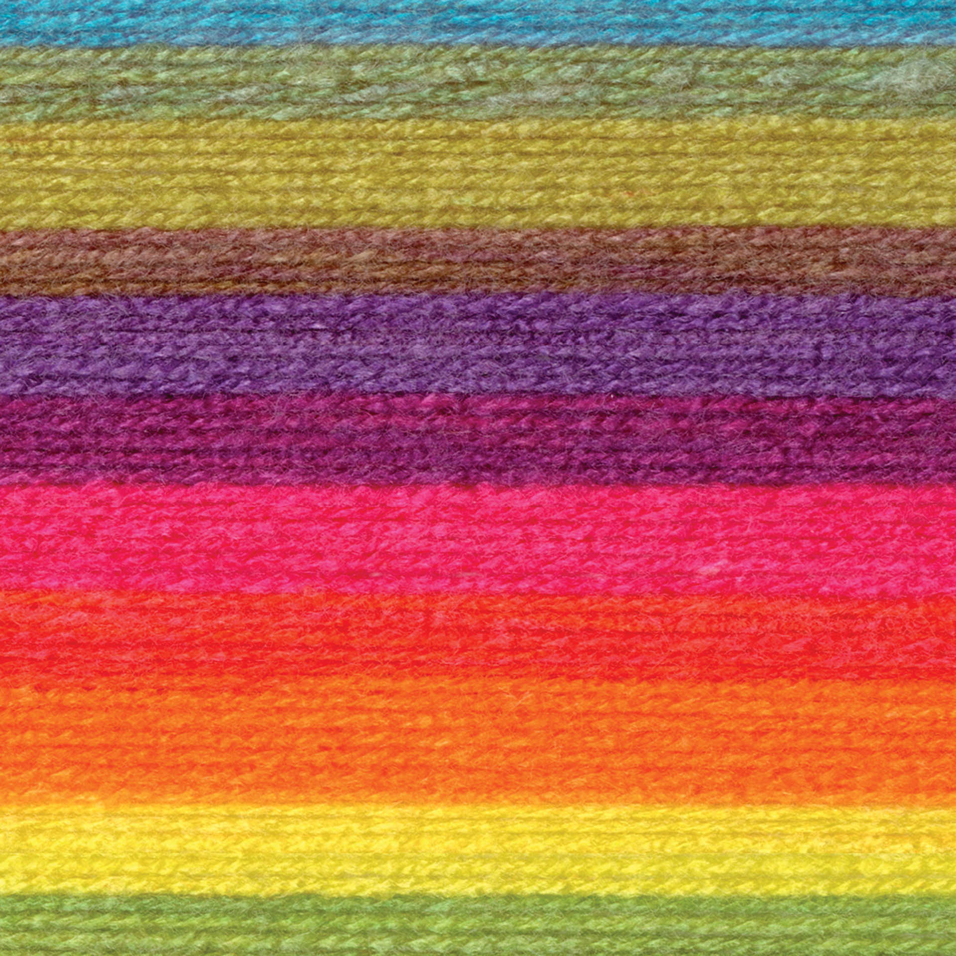 Lion Brand Mandala Yarn - Gnome, 590 yards close up showing completed pattern texture