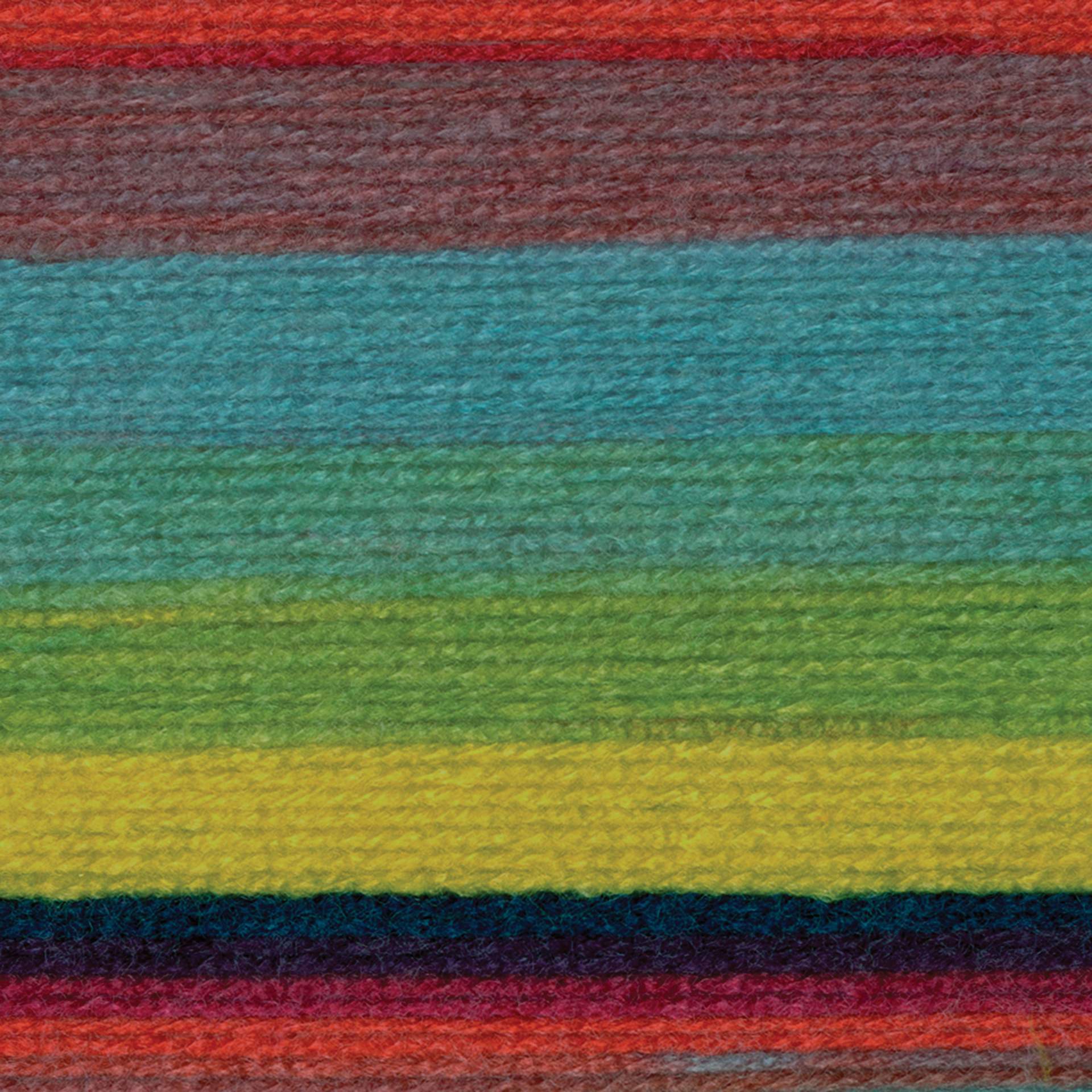 Lion Brand Mandala Yarn - Wizard, 590 yards close up showing completed pattern texture