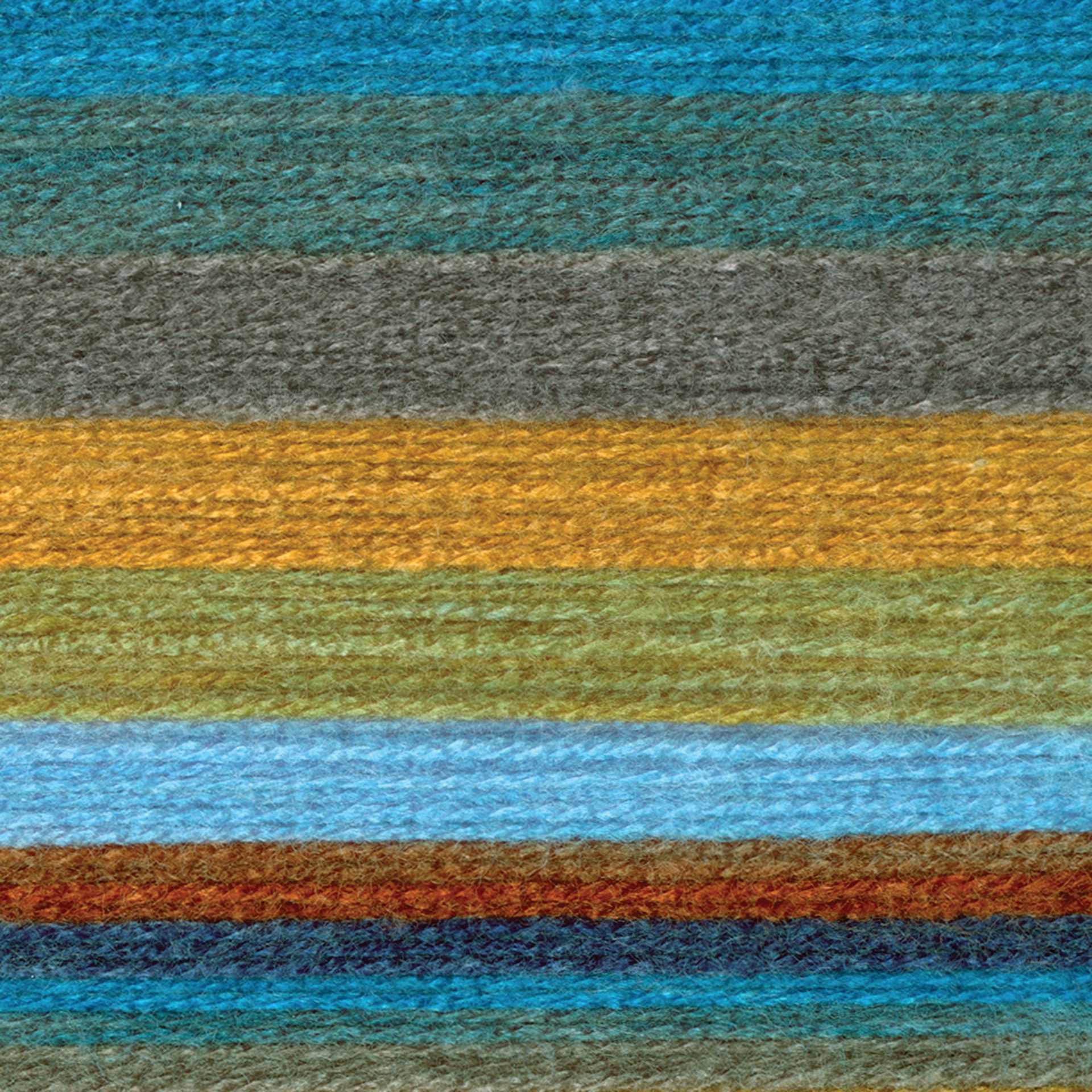 Lion Brand Mandala Yarn - Sphinx, 590 yards close up showing completed pattern texture
