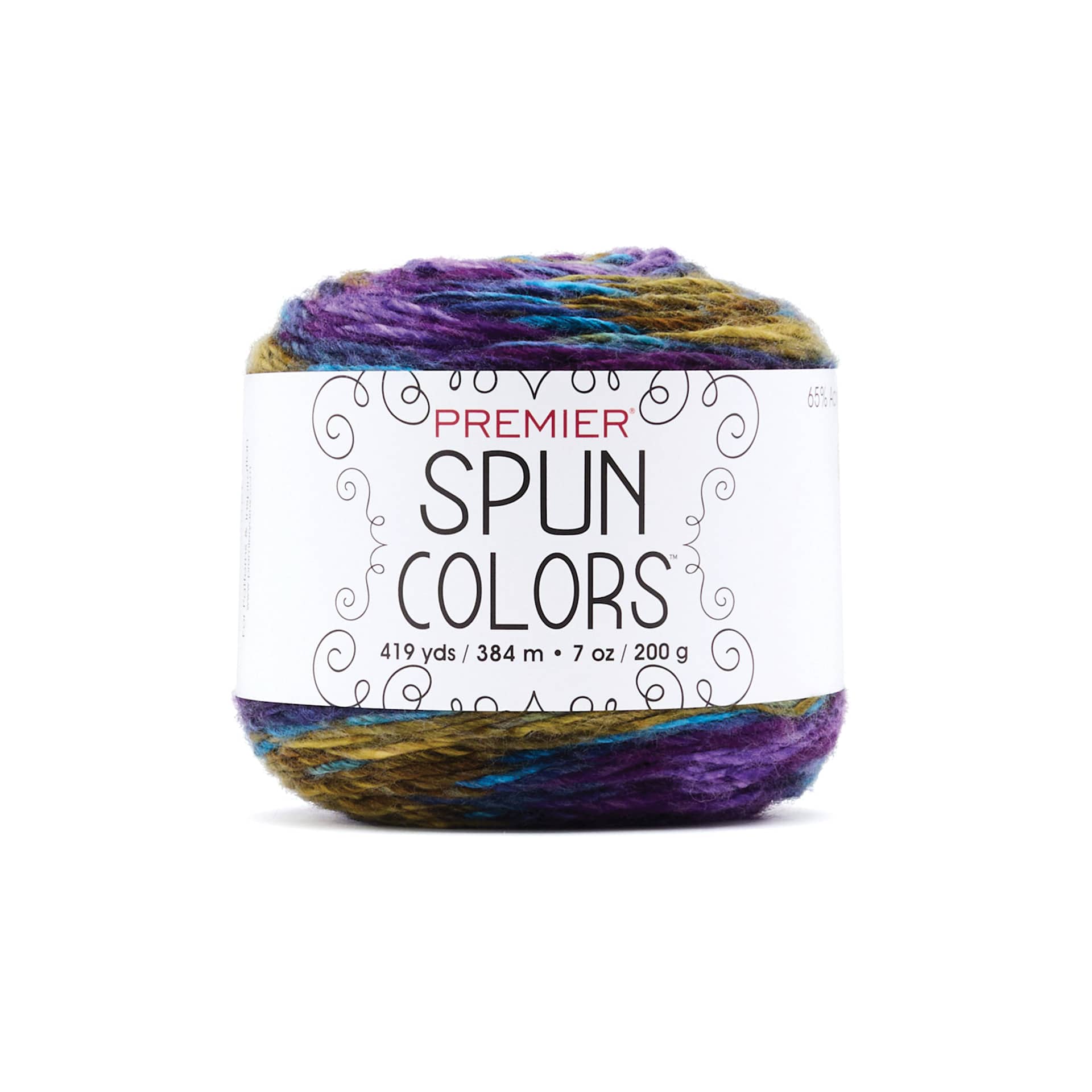 Premier Yarn Spun Colors Yarn - Beetle, 419 yds