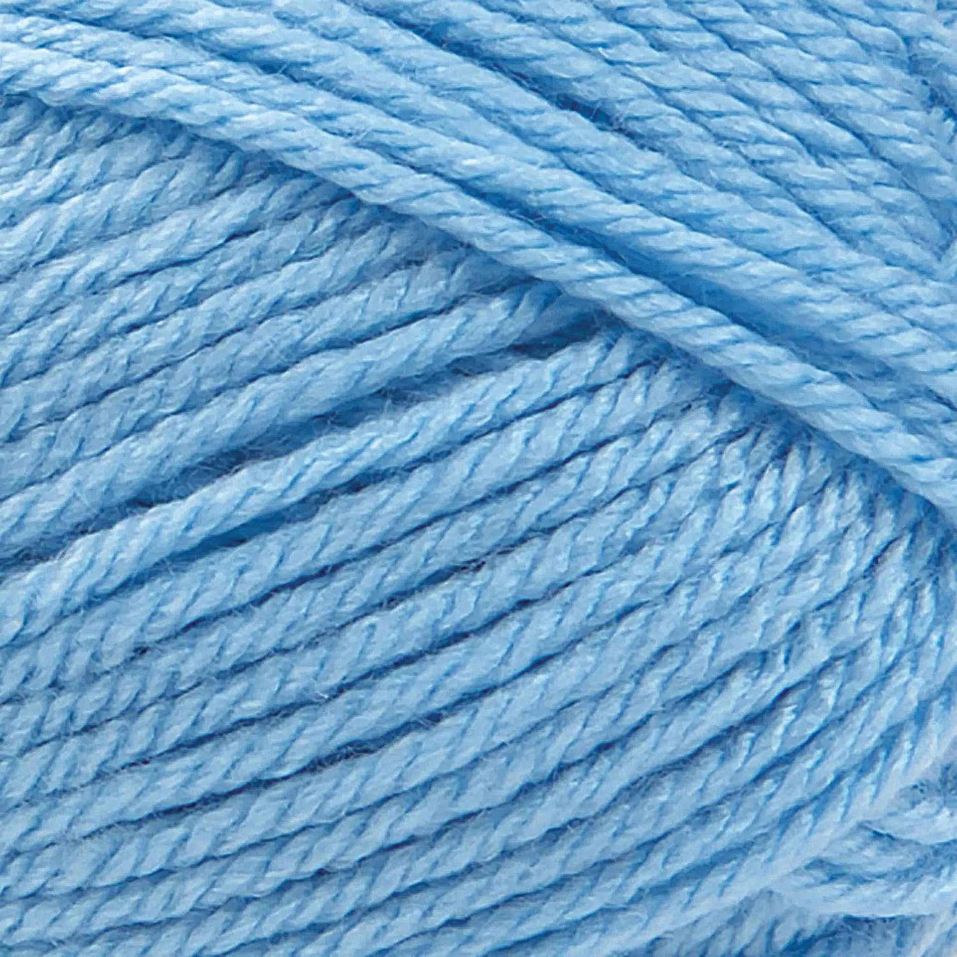 Lion Brand Basic Stitch Anti Pilling Yarn - Baby Blue, close-up