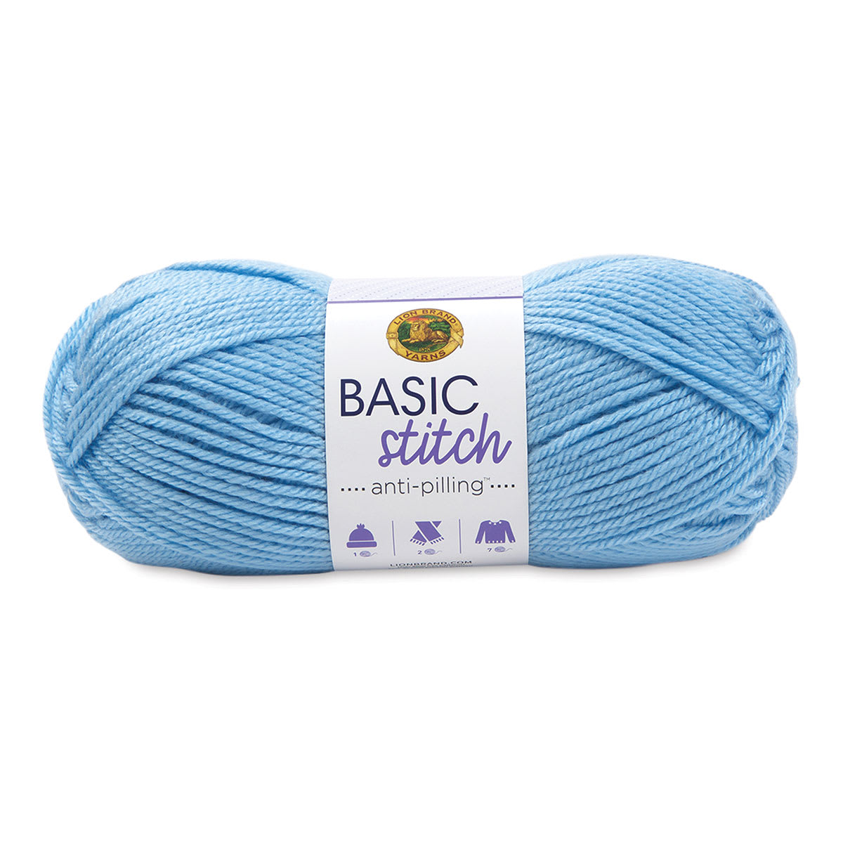 Lion Brand Basic Stitch Anti Pilling Yarn - Baby Blue