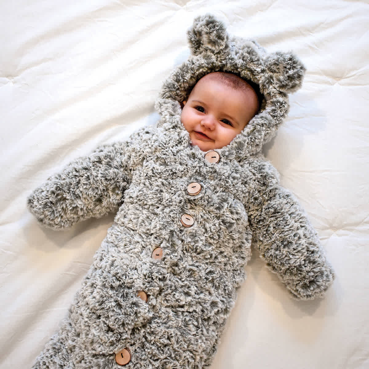 Lion Brand Go For Faux Thick And Quick Yarn - Baby in finished Yarn Bunting